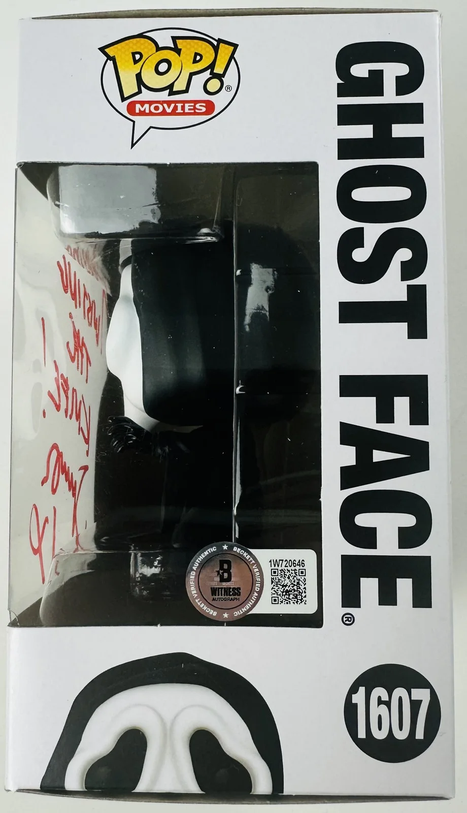 Spencer Charnas — Spencer Charnas signed Ghostface Funko Scream Twisting the Knife autograph BAS 6, image 2