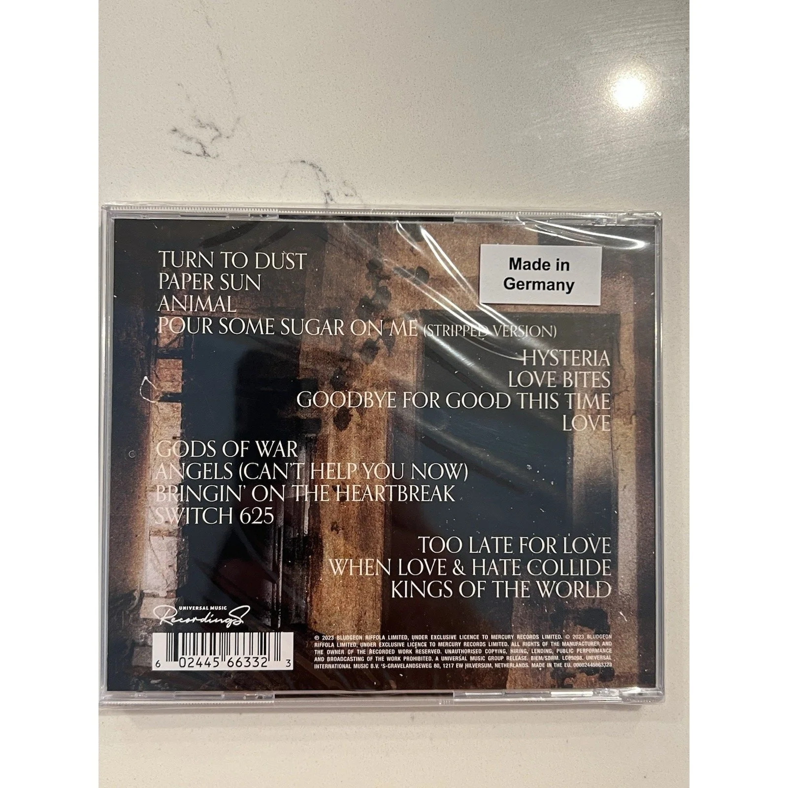 Def Leppard SIGNED Drastic Symphonies CD Autographed ACOA Authenticated #18, image 3