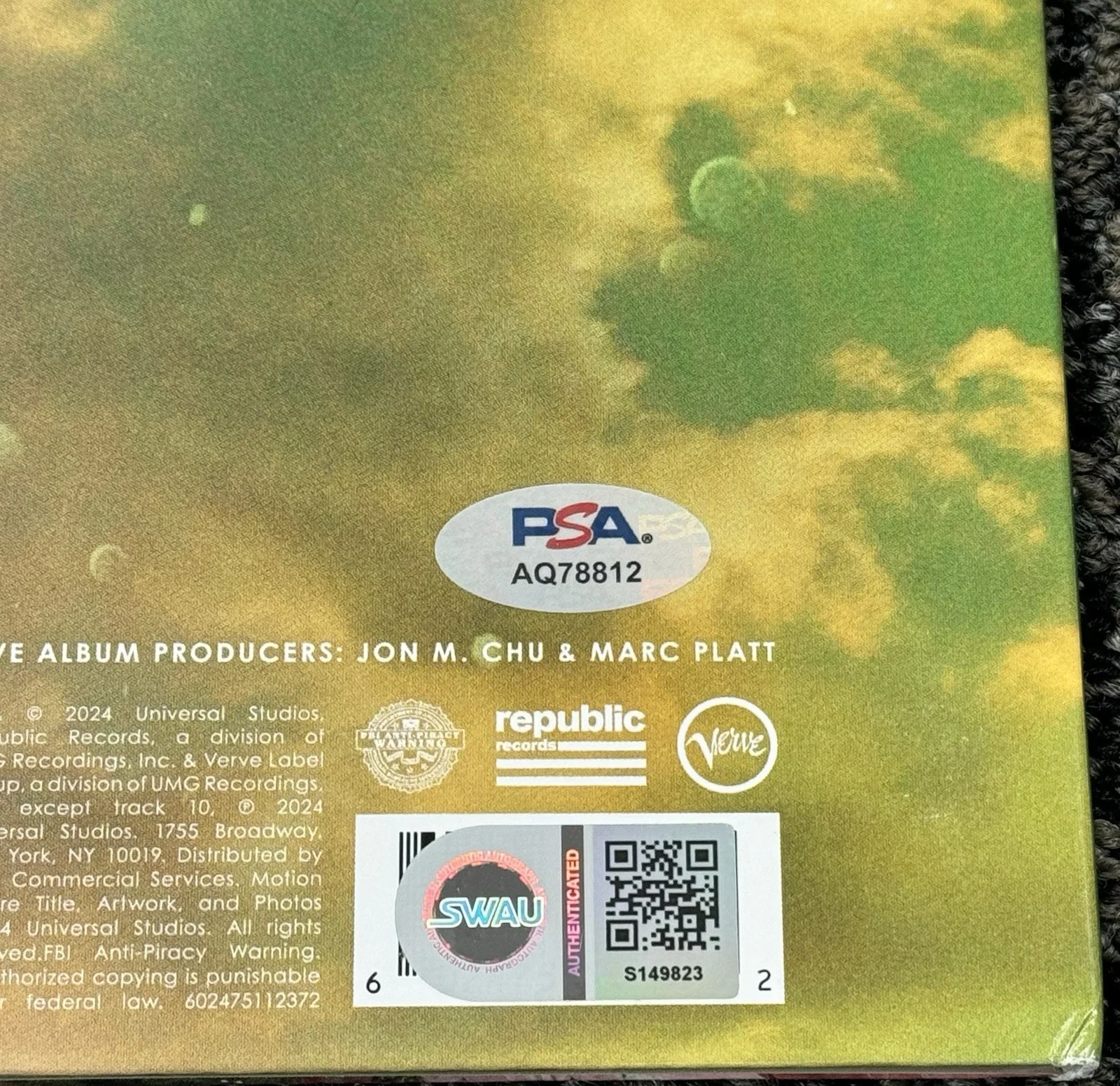 Ariana Grande & Cynthia Erivo Signed Autograph Wicked Soundtrack Album PSA/DNA, изображение 3
