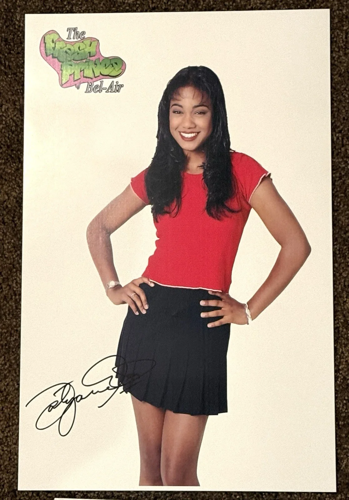 Tatyana Ali SIGNED 11x17 PHOTO AUTOGRAPH Fresh Prince Steel City COA, изображение 3