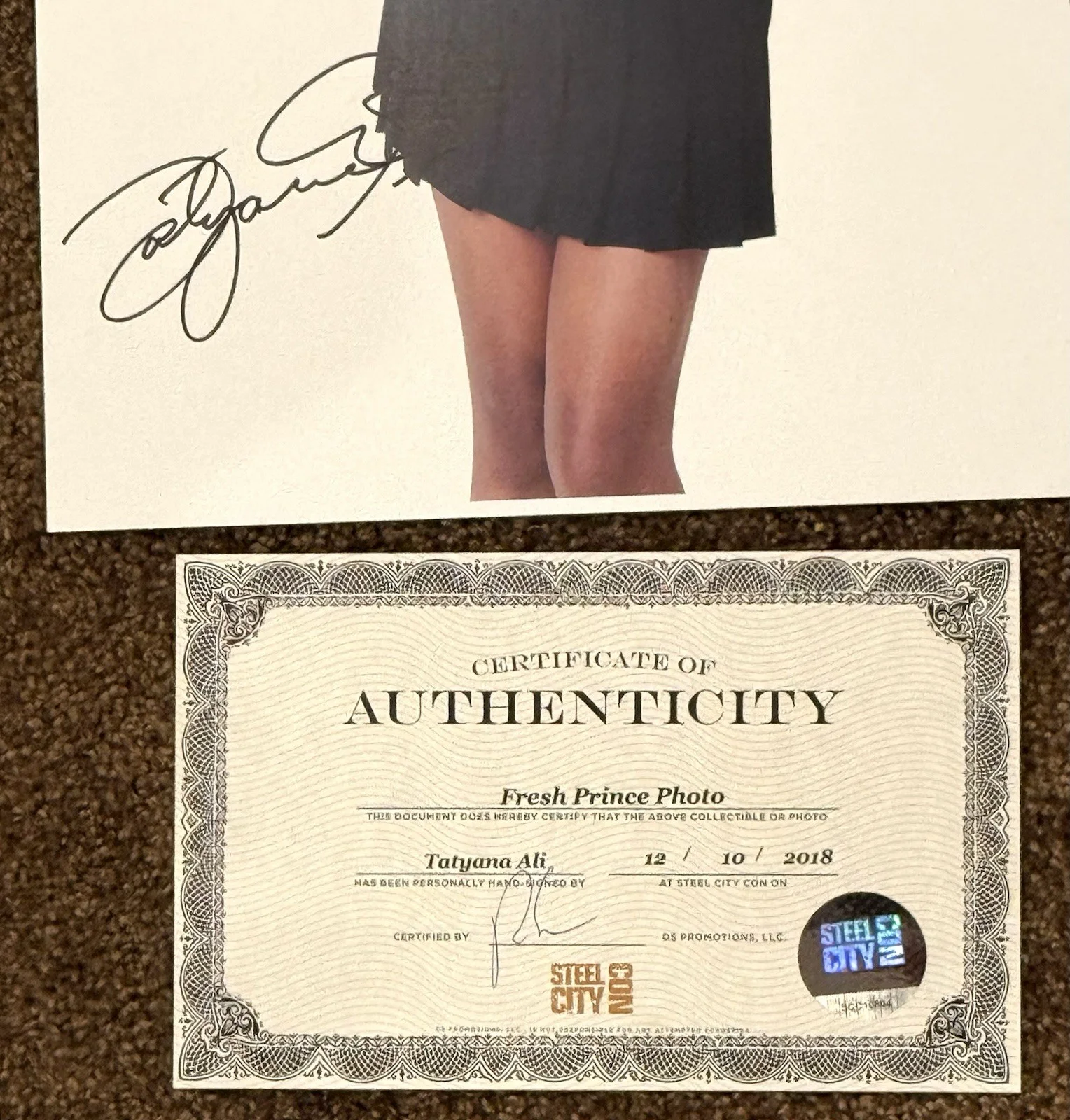 Tatyana Ali SIGNED 11x17 PHOTO AUTOGRAPH Fresh Prince Steel City COA, изображение 4
