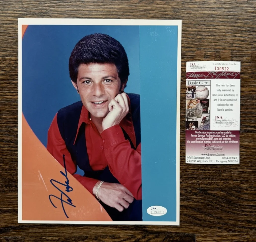 Frankie Avalone Signed Autographed 8x10 Photo Four Seasons JSA COA Music Legend, изображение 2