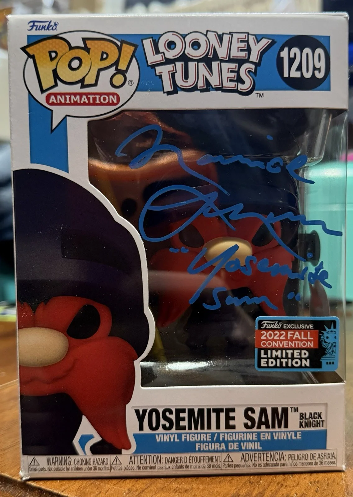 Maurice LaMarche — Maurice LaMarche Signed Yosemite Sam Autographed Funko Pop Figure Beckett Rare