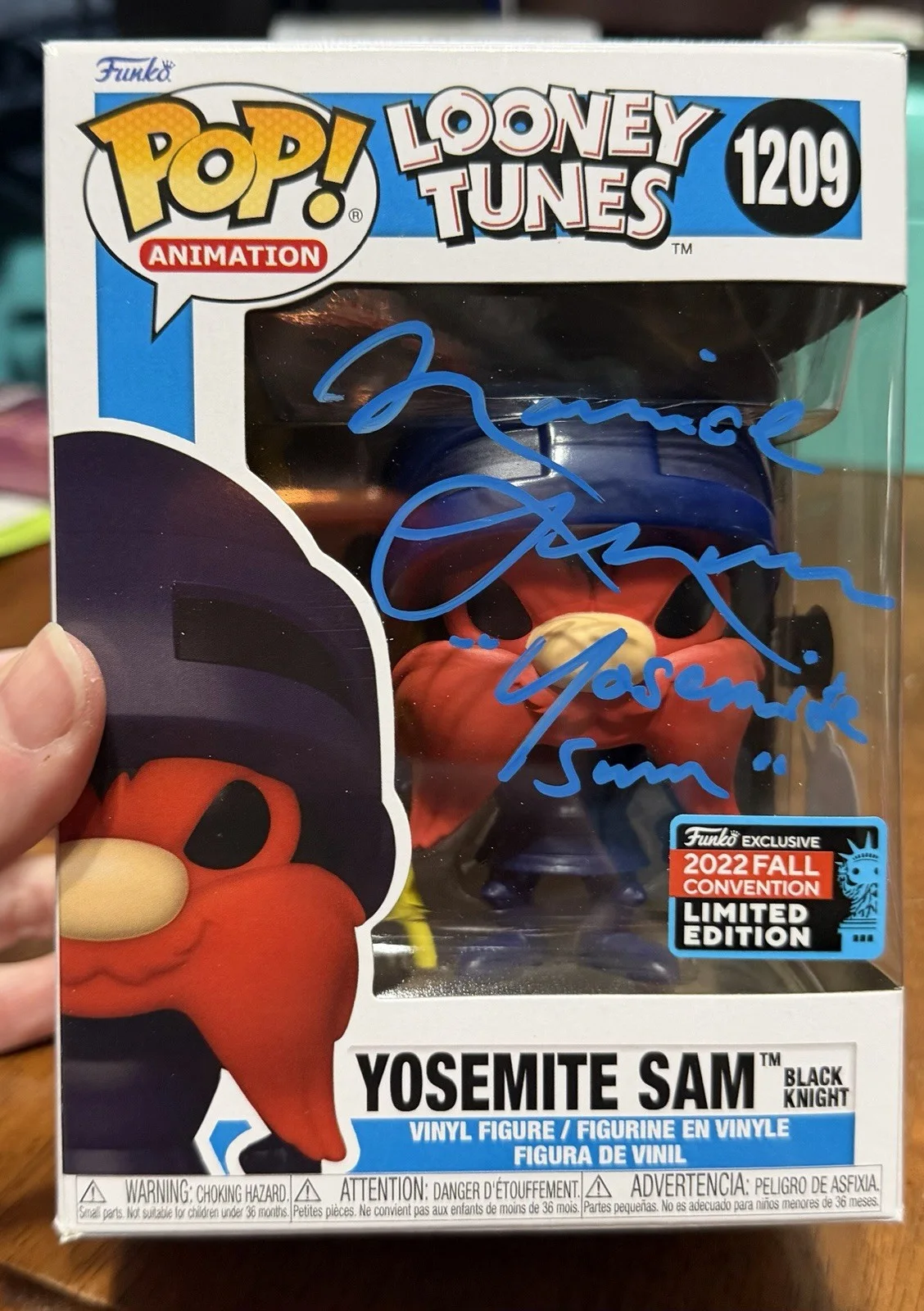 Maurice LaMarche — Maurice LaMarche Signed Yosemite Sam Autographed Funko Pop Figure Beckett Rare, image 2