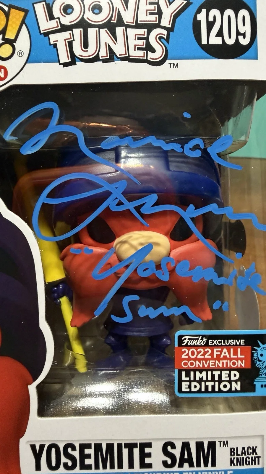 Maurice LaMarche — Maurice LaMarche Signed Yosemite Sam Autographed Funko Pop Figure Beckett Rare, image 3