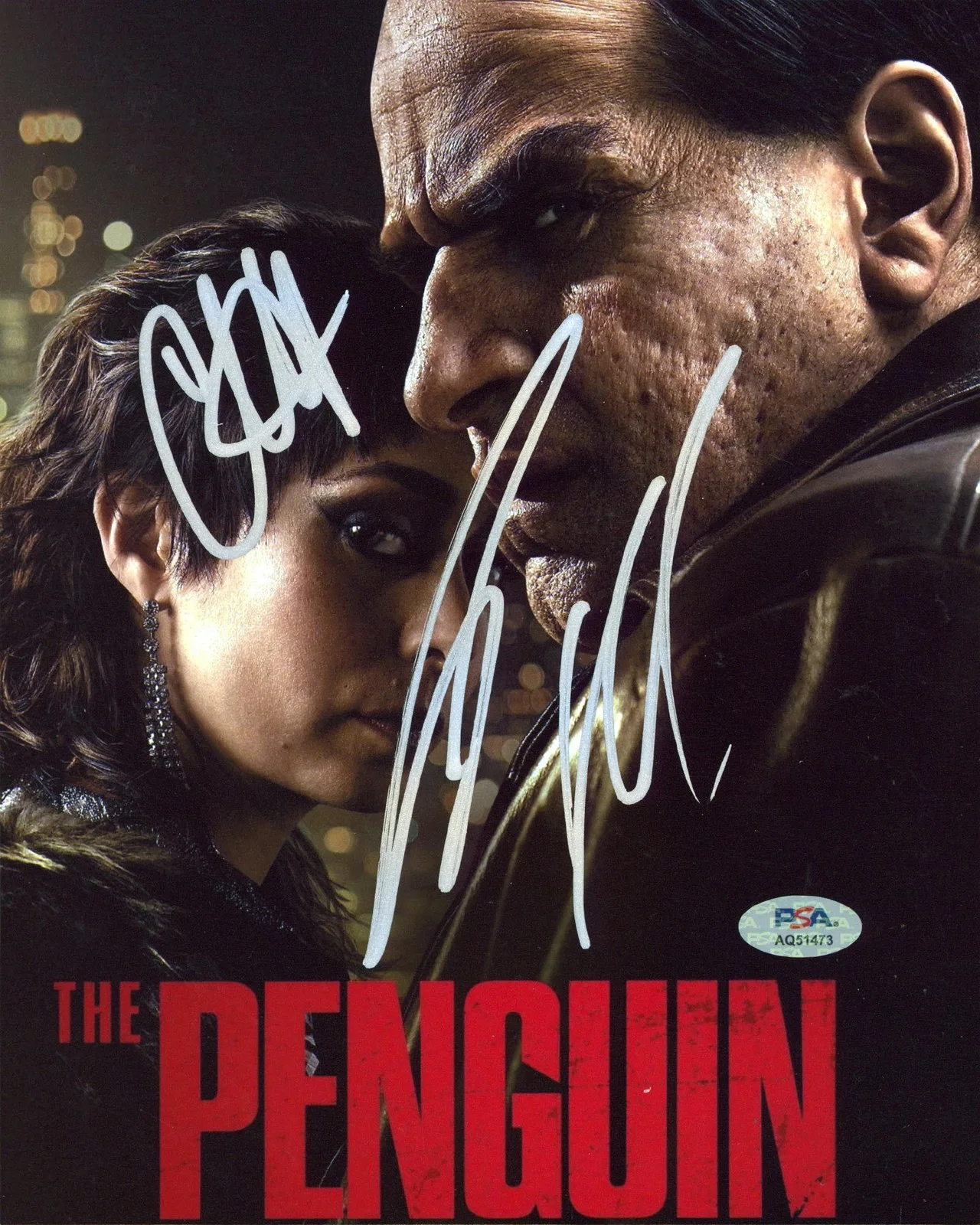 Colin Farrell & Cristin Milioti — Colin Farrell & Cristin Milioti The Penguin Signed 8x10 Photo PSA/DNA #AQ51473