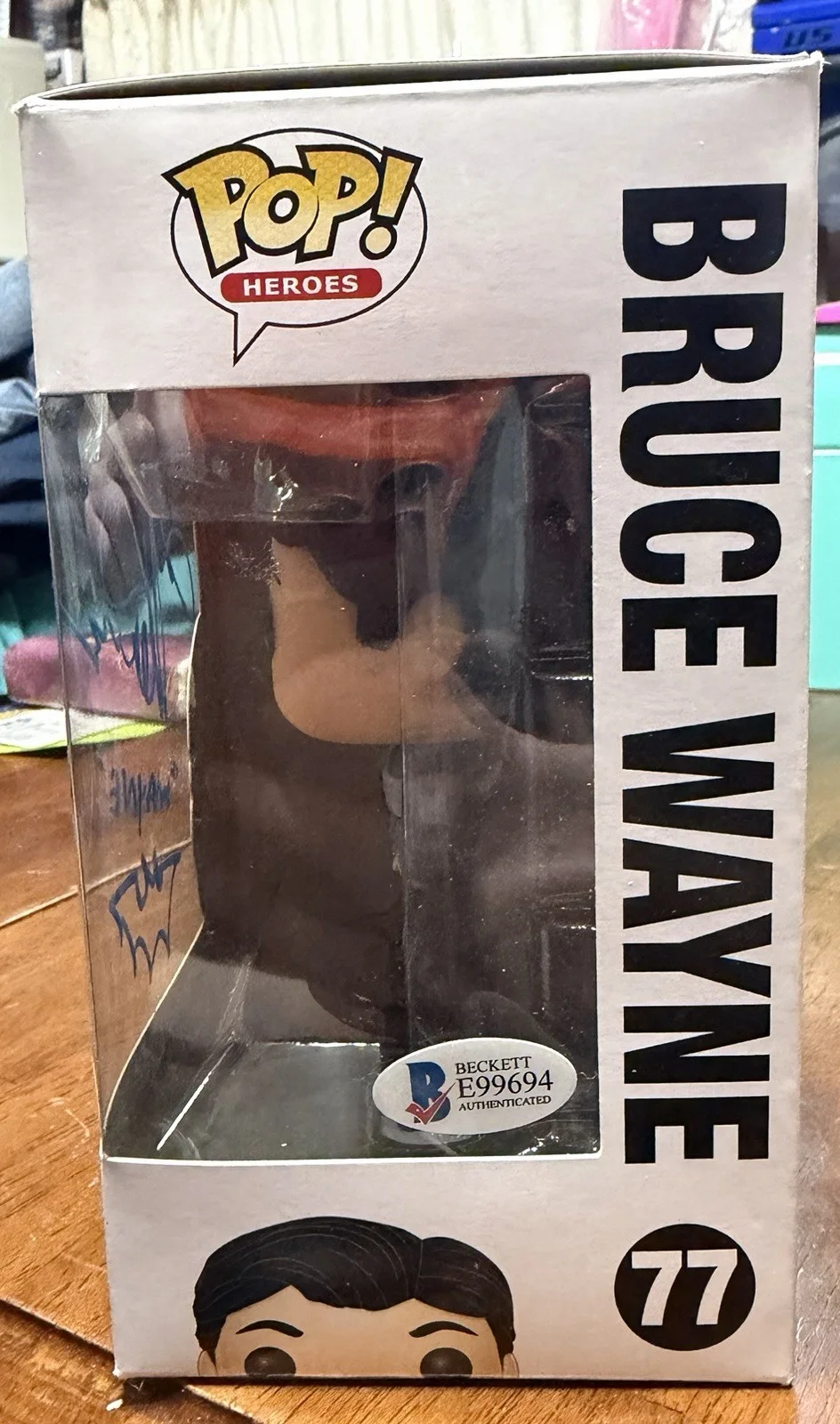 David Mazouz — DAVID MAZOUZ SIGNED GOTHAM BRUCE WAYNE BATMAN Autographed FUNKO POP Beckett, изображение 4