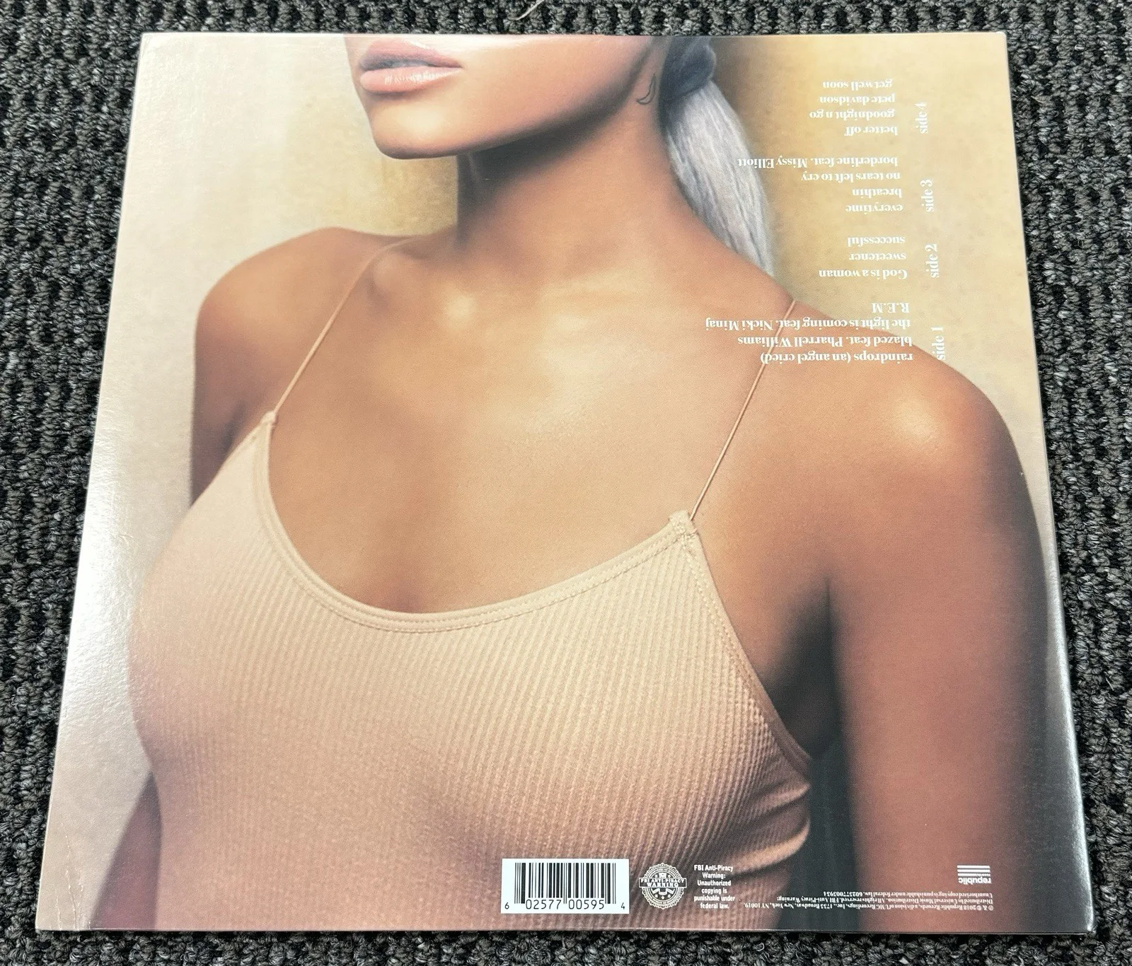 Ariana Grande Signed Autograph 2018 Sweetener Album Vinyl Record LP PSA/DNA, изображение 4