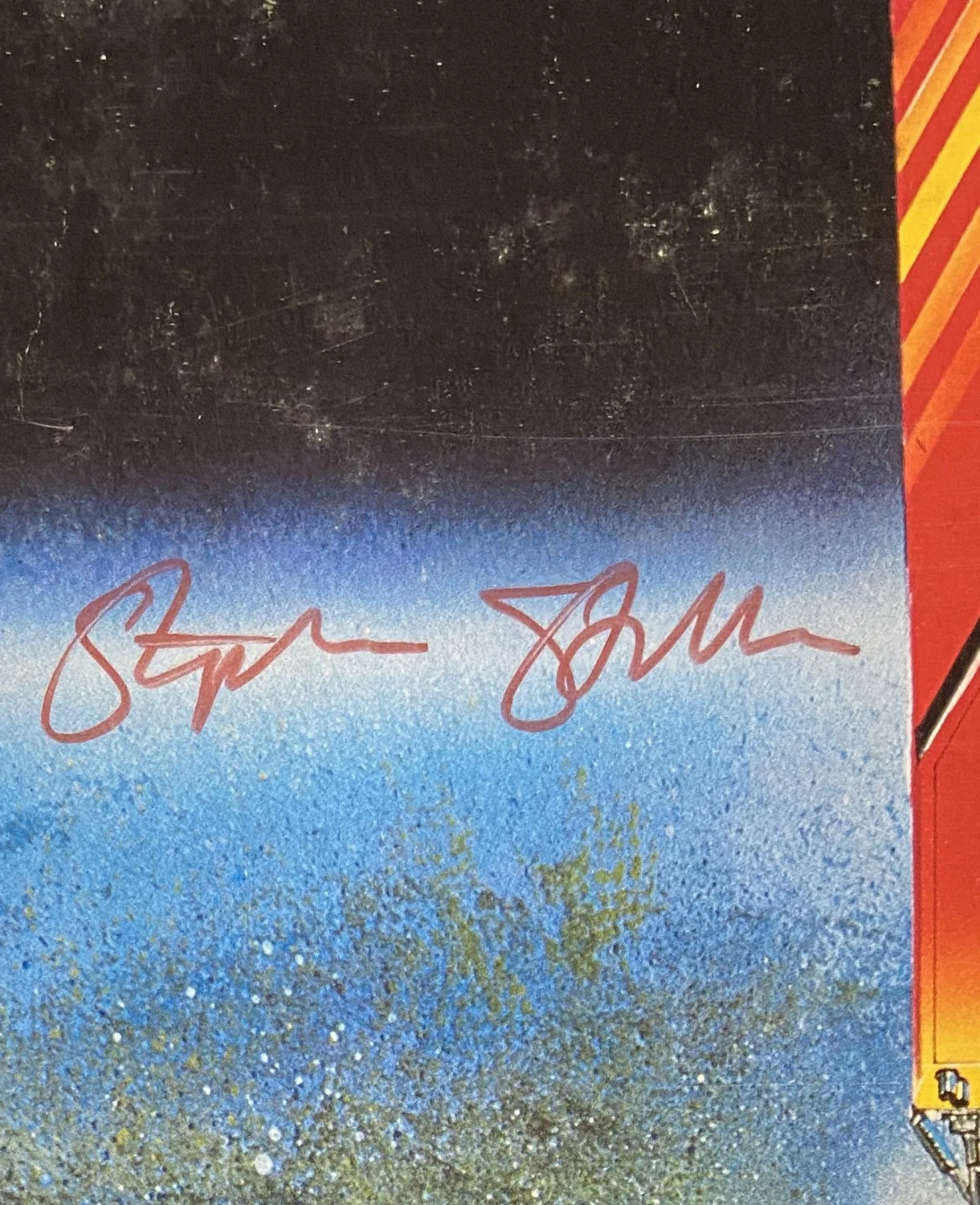 STEPHEN STILLS Right By You Autographed Signed 1984 LP CSN CSNY, image 2
