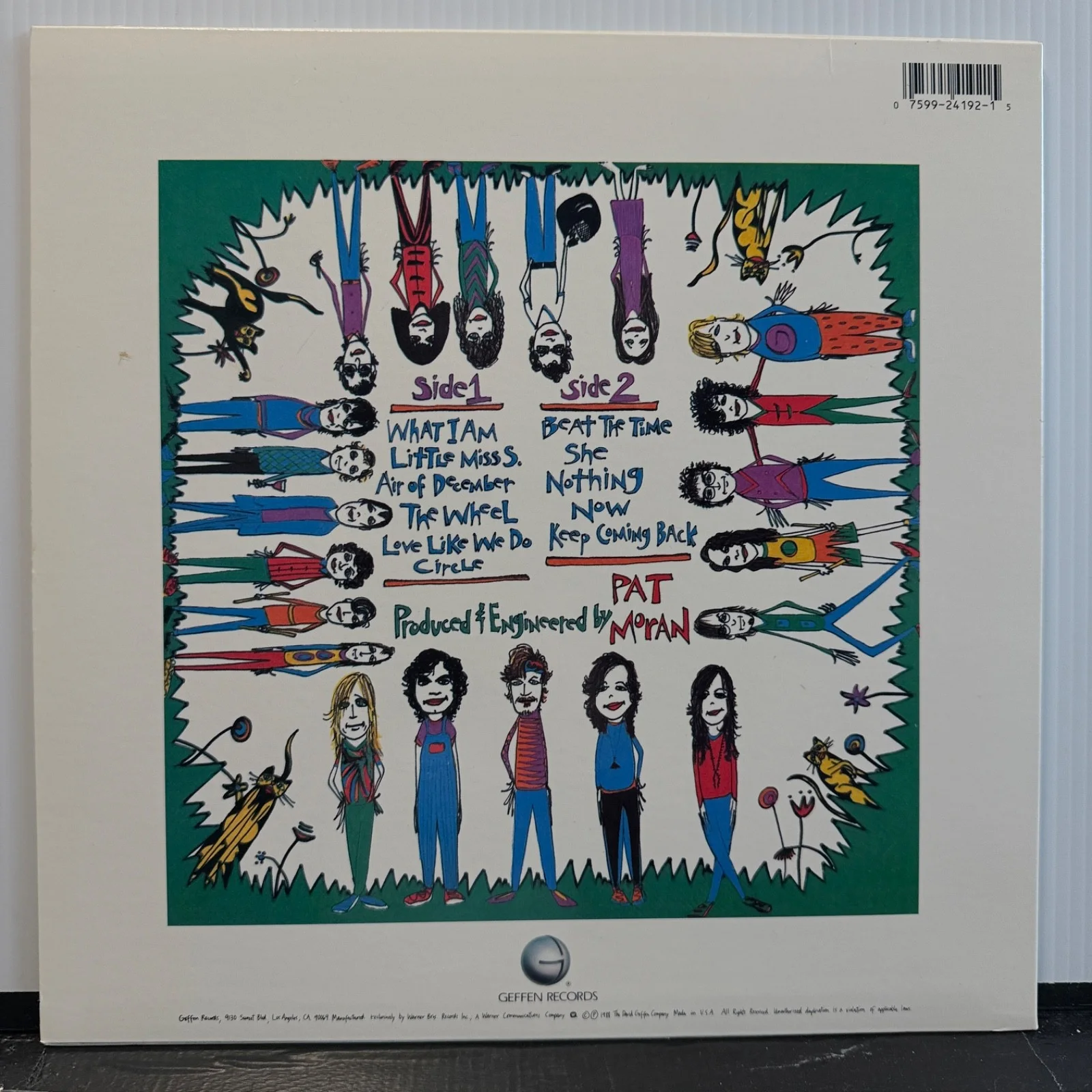 AUTOGRAPHED- EDIE BRICKELL & NEW BOHEMIANS "Shooting Rubberbands..." VINYL NM, image 2