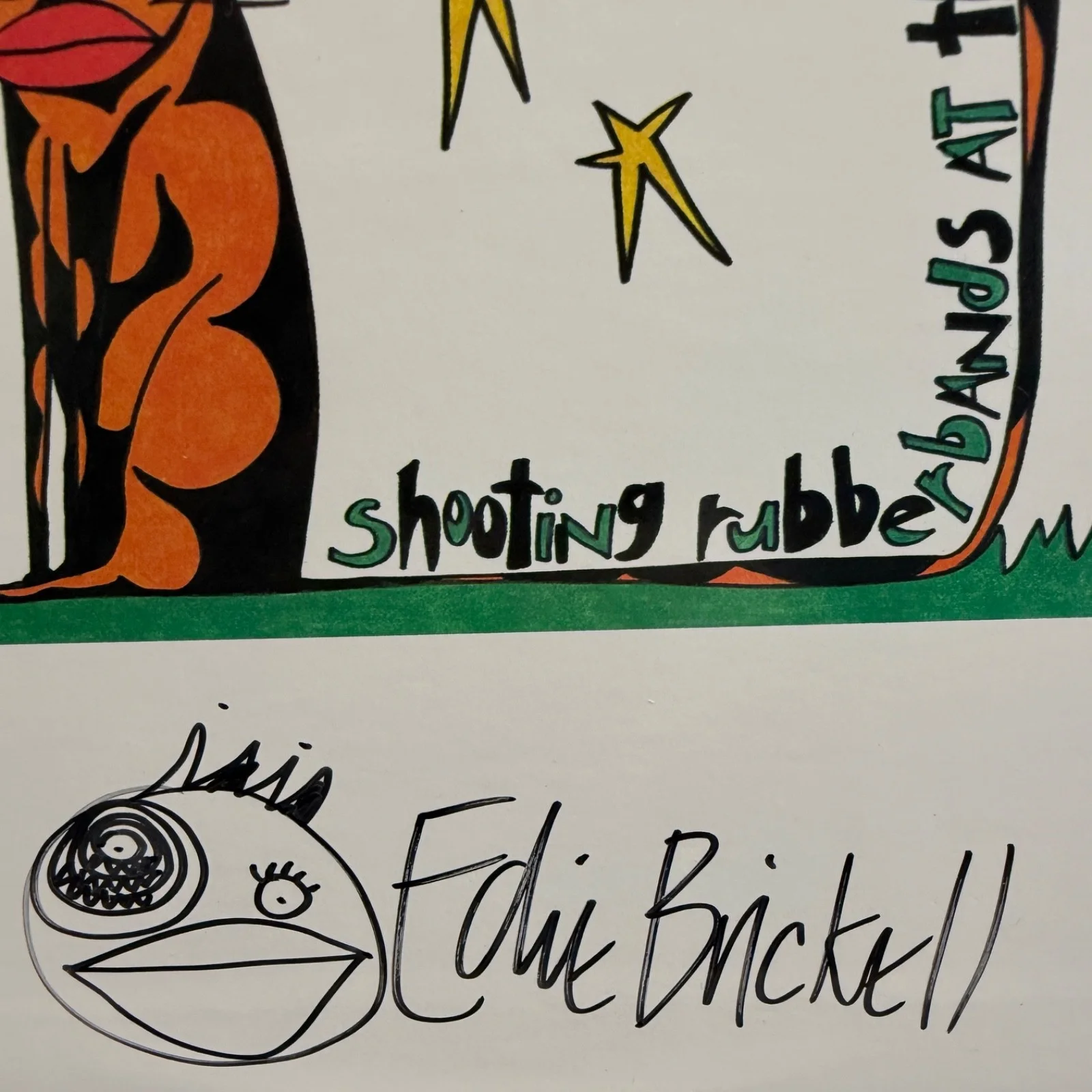 AUTOGRAPHED- EDIE BRICKELL & NEW BOHEMIANS "Shooting Rubberbands..." VINYL NM, image 3
