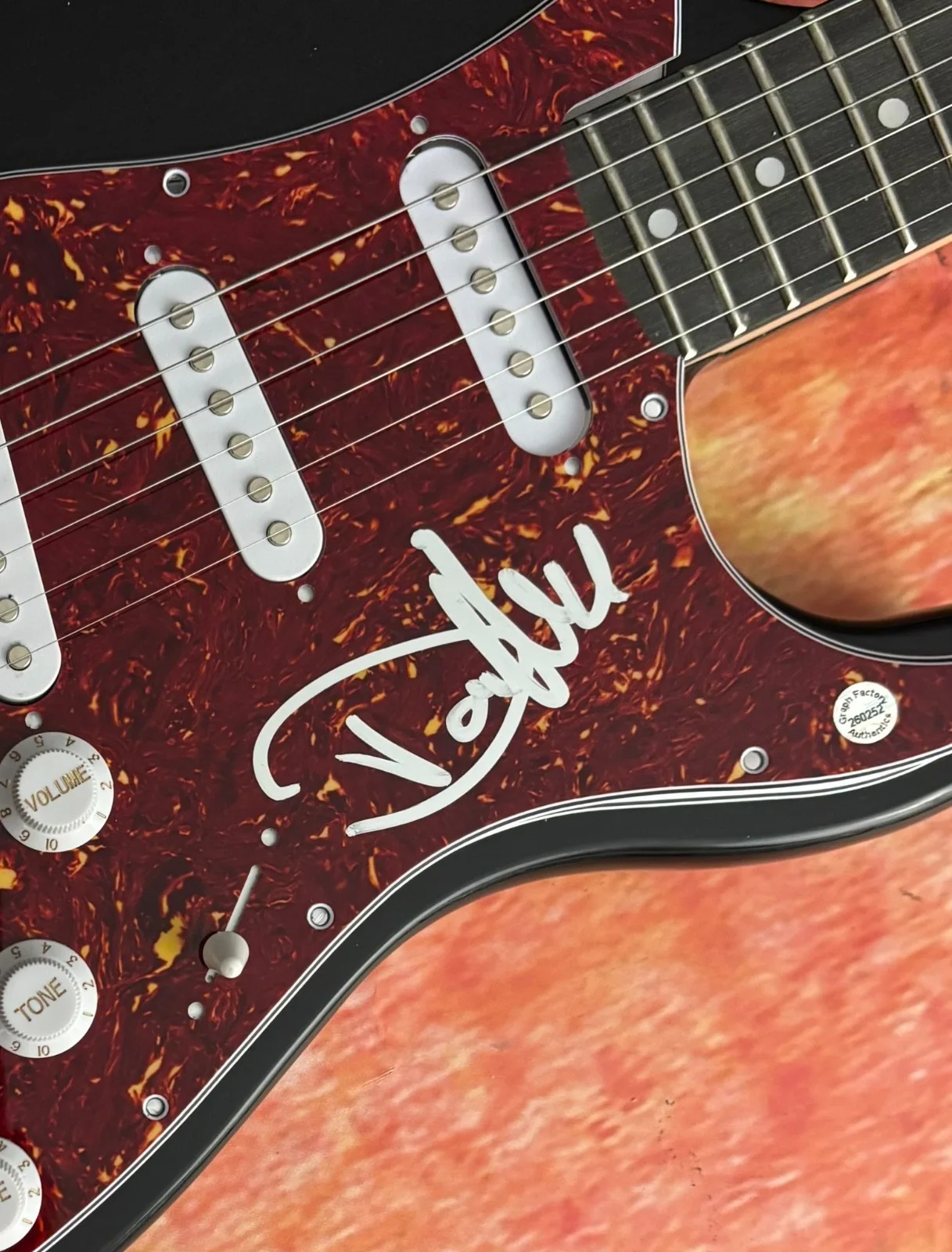 GFA Enuff Z'Nuff Singer * DONNIE VIE * Signed Electric Guitar COA, изображение 5