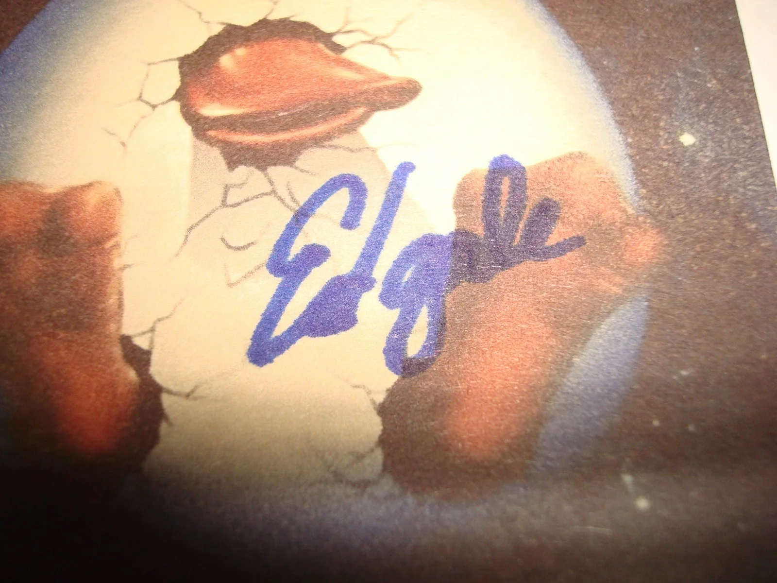 Ed Gale — American actor autograph Ed Gale from Howard the Duck, image 2