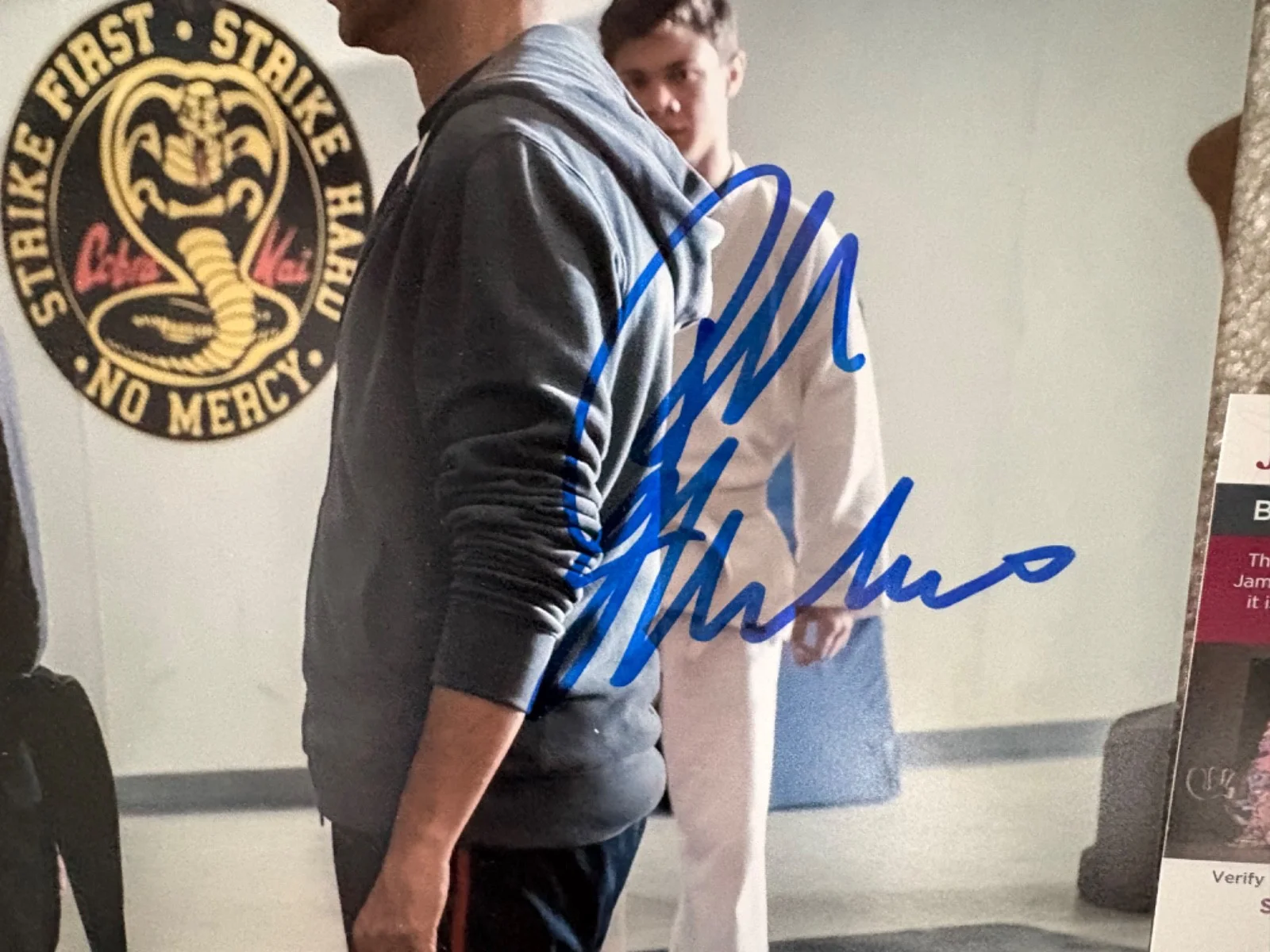 Ralph Macchio, William Zabka — Ralph Macchio William Zabka signed photo 11x14 JSA COA autograph Cobra Kai, изображение 3