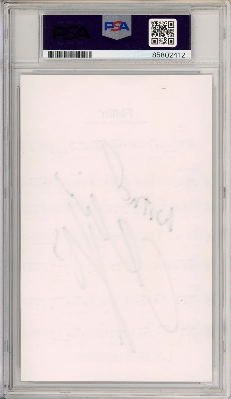 Alicia Keys SIGNED Fallin' Lyric Piano Sheet Music PSA DNA COA AUTOGRAPH, image 2
