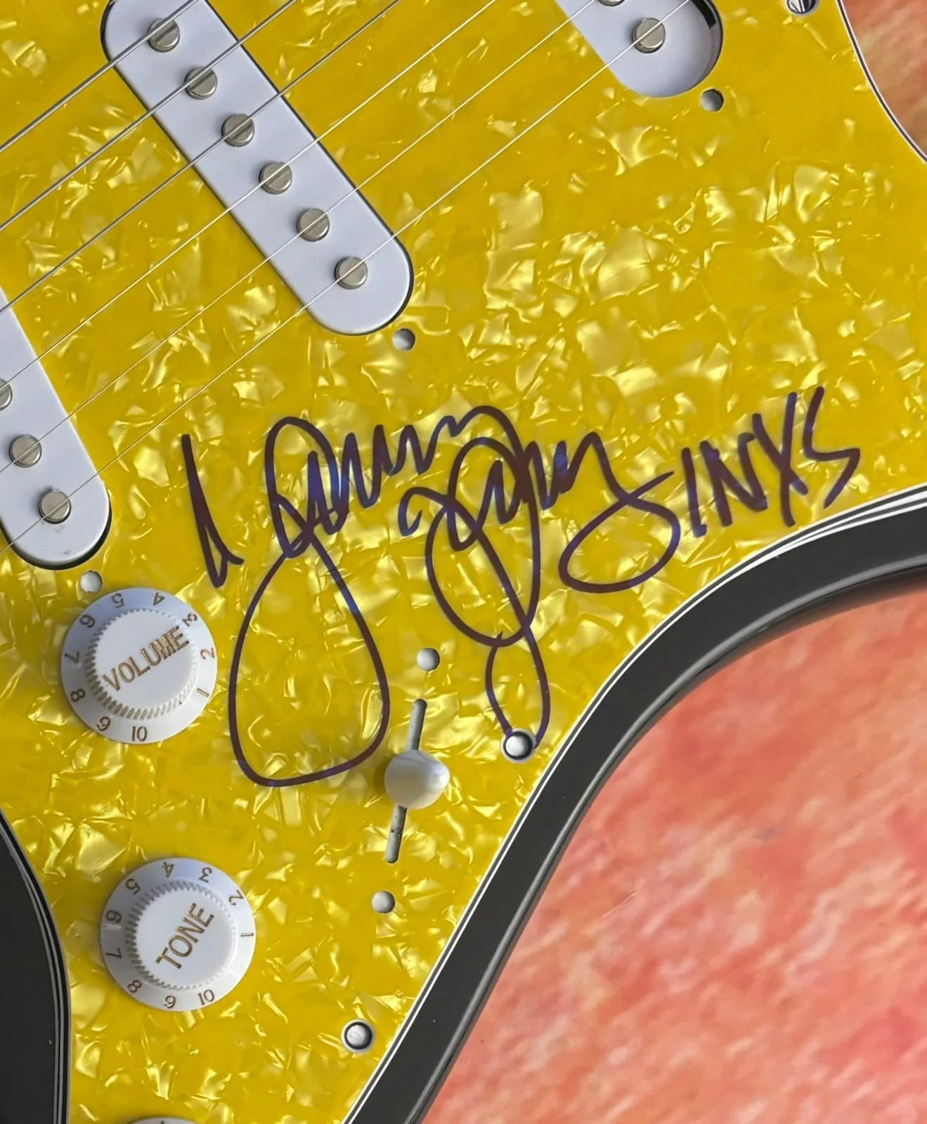 GFA INXS Band Guitarist * GARY BEERS * Signed Electric Guitar PROOF COA, image 5