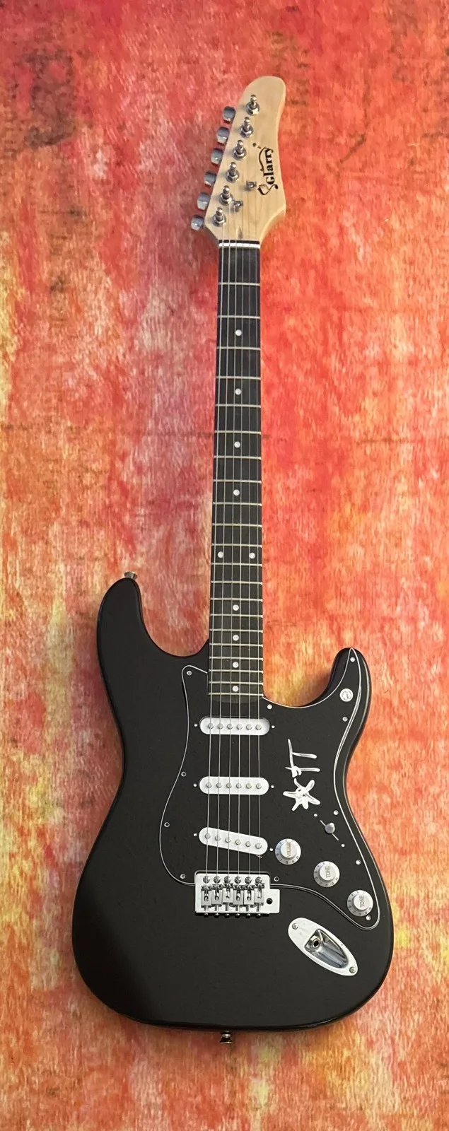GFA The Cure Guitarist * PEARL THOMPSON * Signed Electric Guitar PROOF COA, image 4