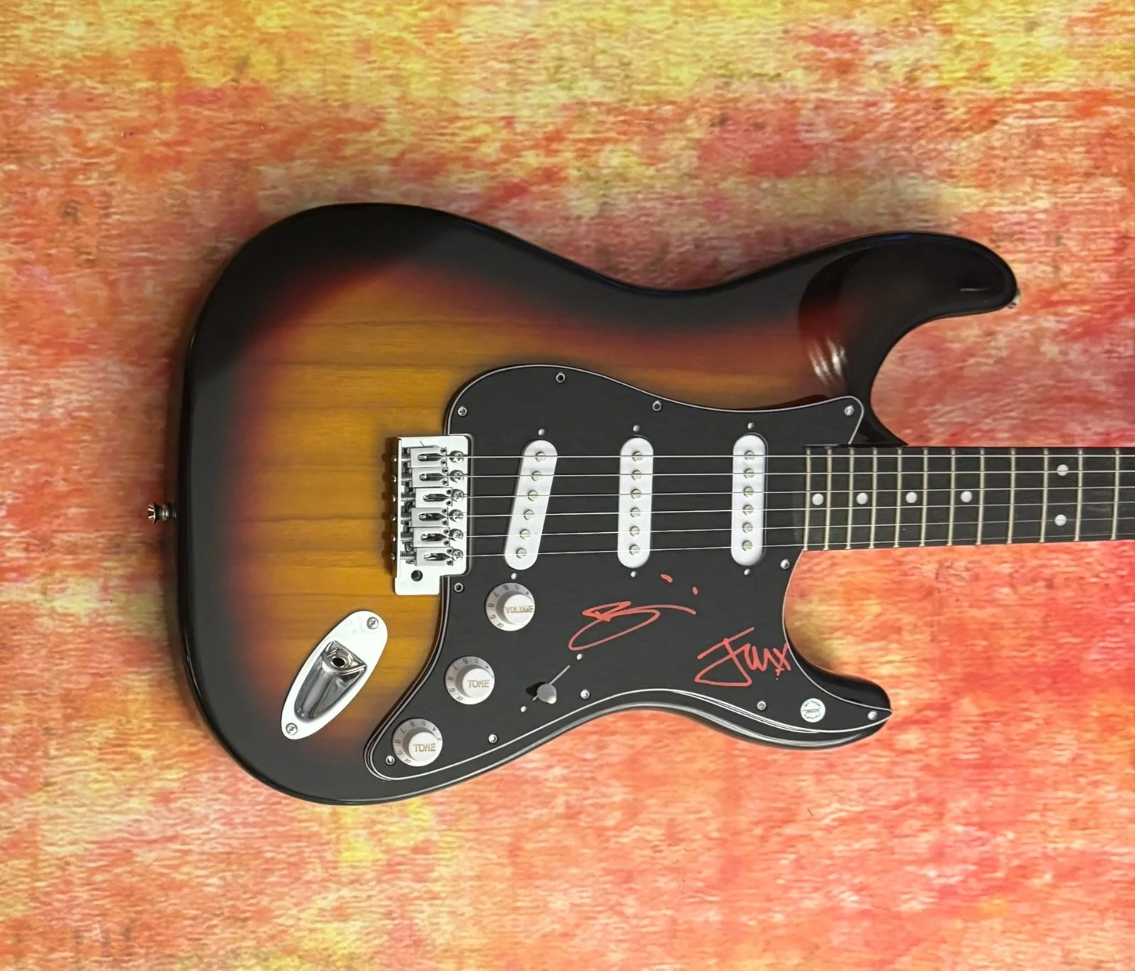 GFA Joel & Benji Madden Band * GOOD CHARLOTTE * Signed Electric Guitar PROOF COA, image 2