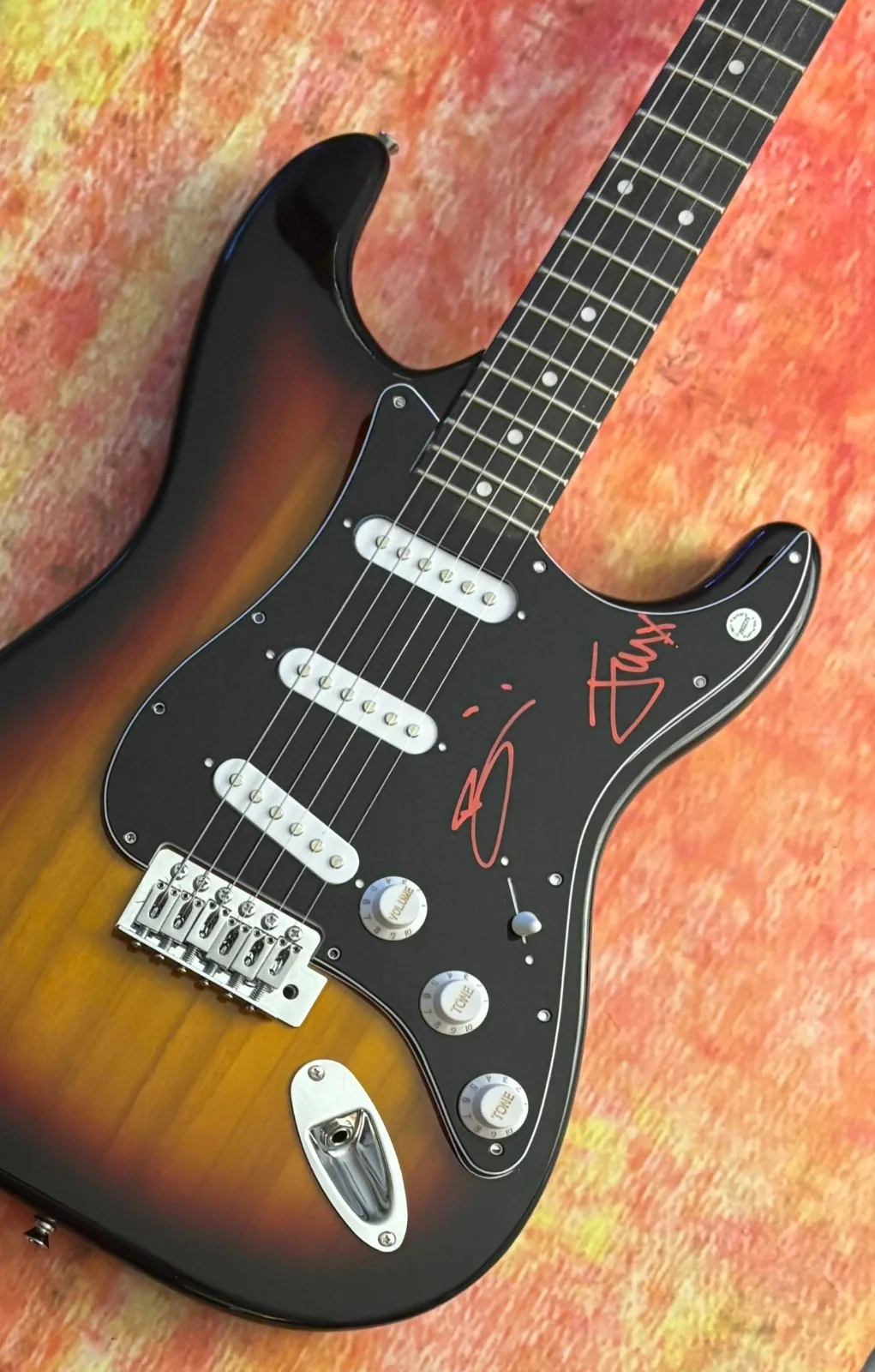 GFA Joel & Benji Madden Band * GOOD CHARLOTTE * Signed Electric Guitar PROOF COA, image 5
