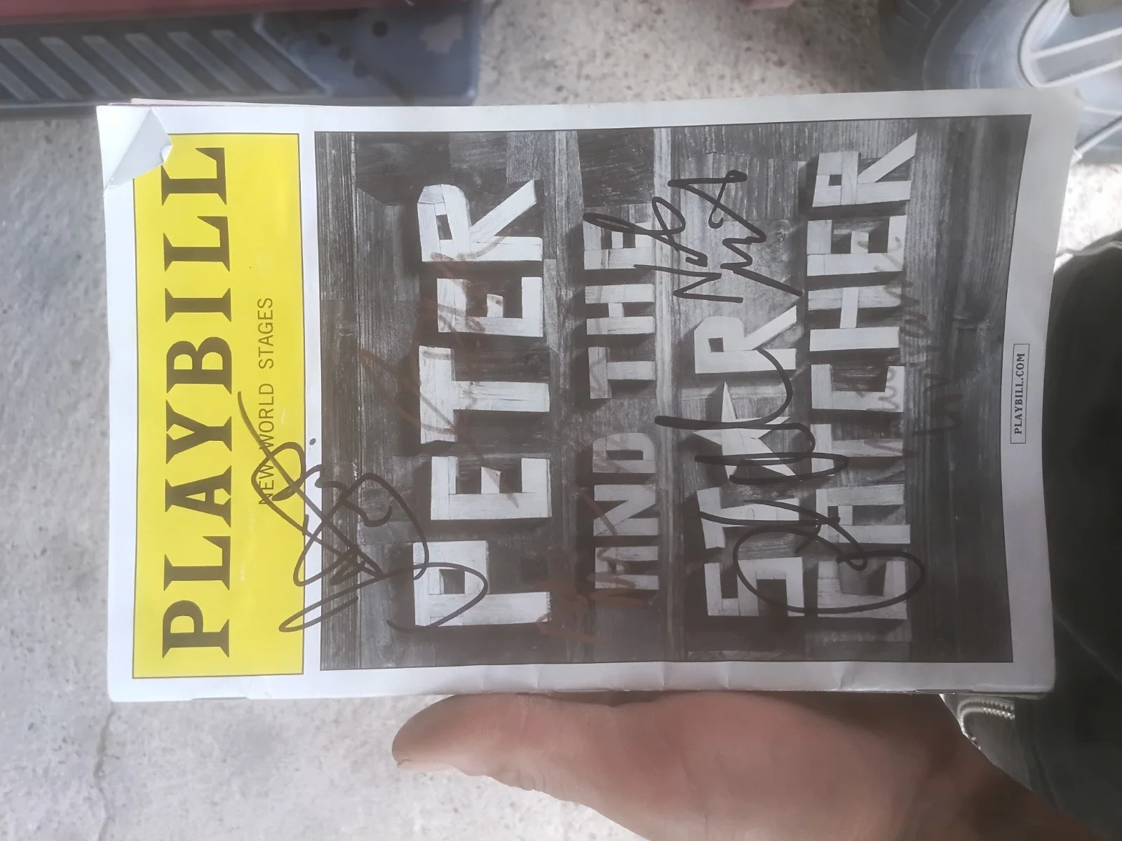 Signed Broadway Playbills Lot - Lend Me a Tenor, Memphis, Anastasia, Matilda, image 3