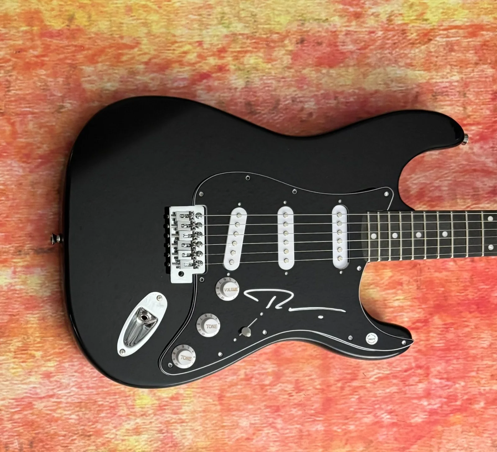 GFA Nickelback Rock Star * RYAN PEAKE * Signed Electric Guitar PROOF COA, image 2