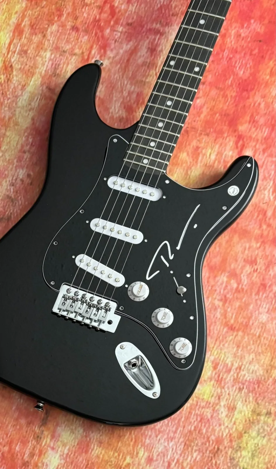GFA Nickelback Rock Star * RYAN PEAKE * Signed Electric Guitar PROOF COA, image 3
