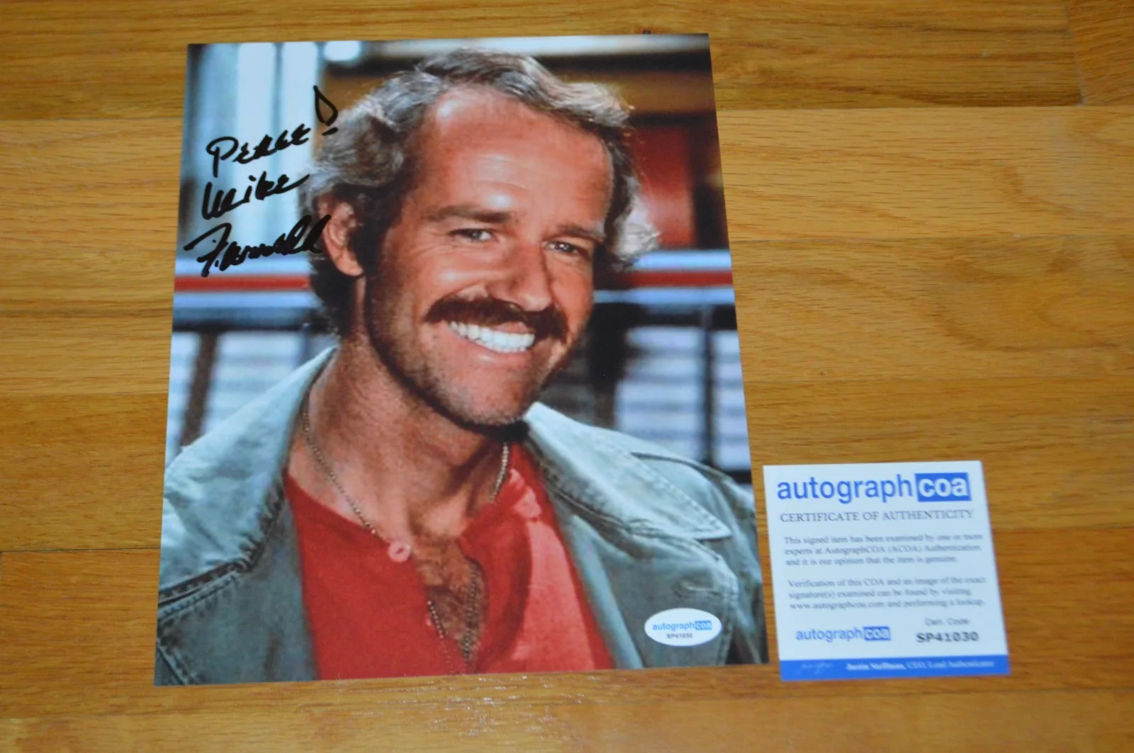 Mike Farrell — Mike Farrell Autographed M*A*S*H 8x10 Color Photo with AUTOGRAPH COA