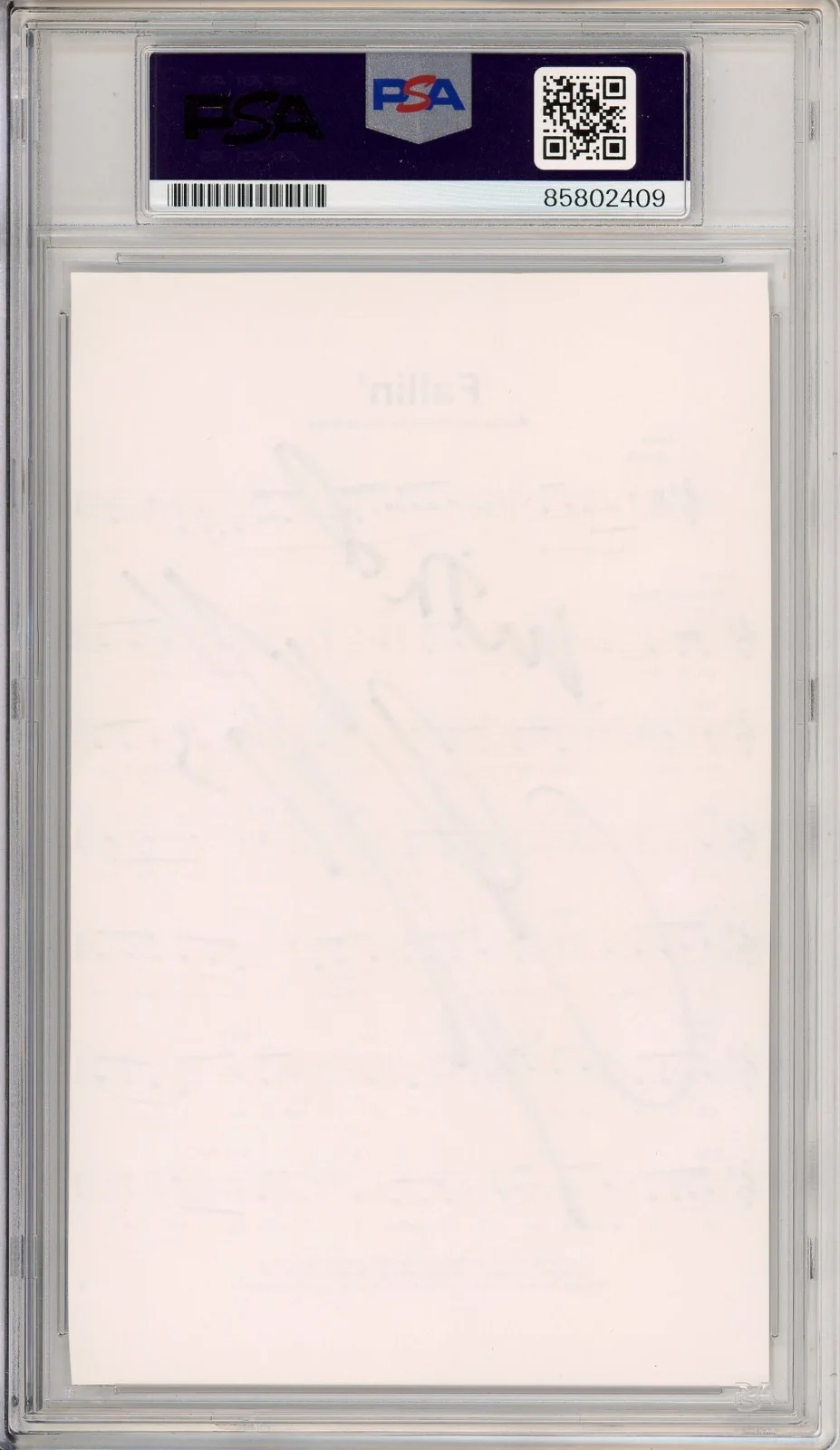 Alicia Keys SIGNED Fallin' Lyric Sheet Music Piano PSA DNA COA AUTOGRAPH RARE, изображение 2