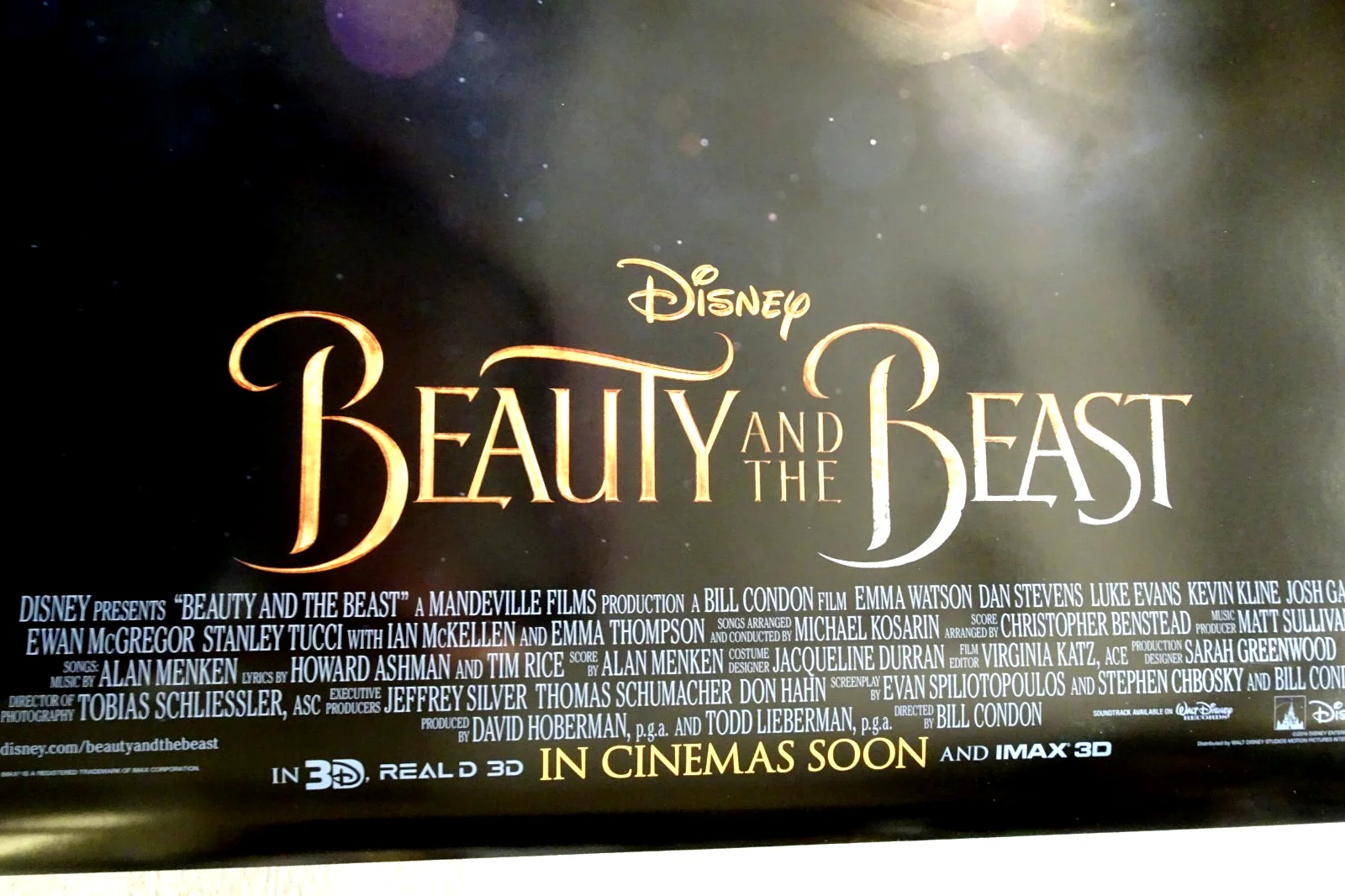 Beauty And The Beast Poster One Sheet Emma Watson Dan Stevens 2017, image 3