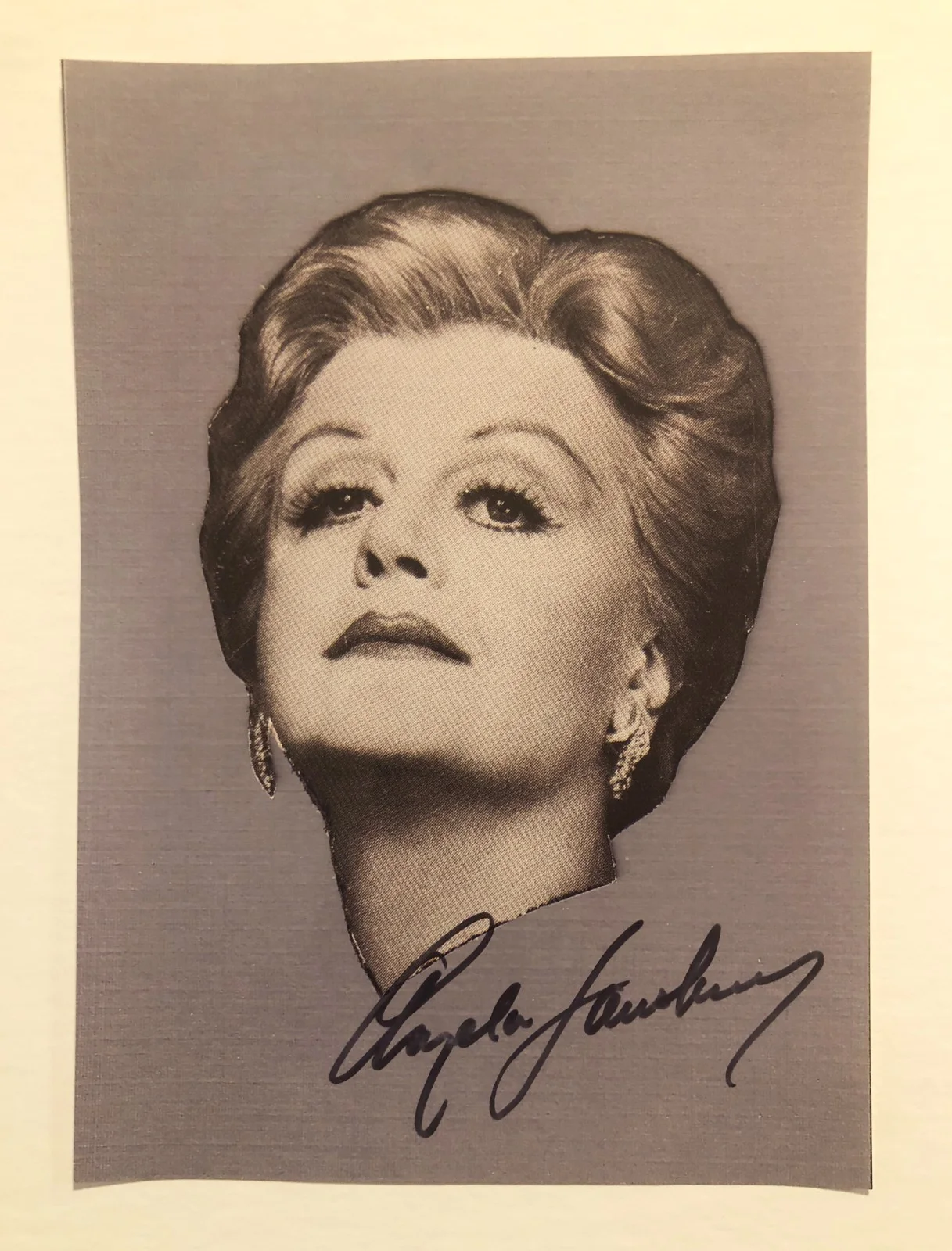 Angela Lansbury — Angela Lansbury Photos and Autograph w/Architectural Digest