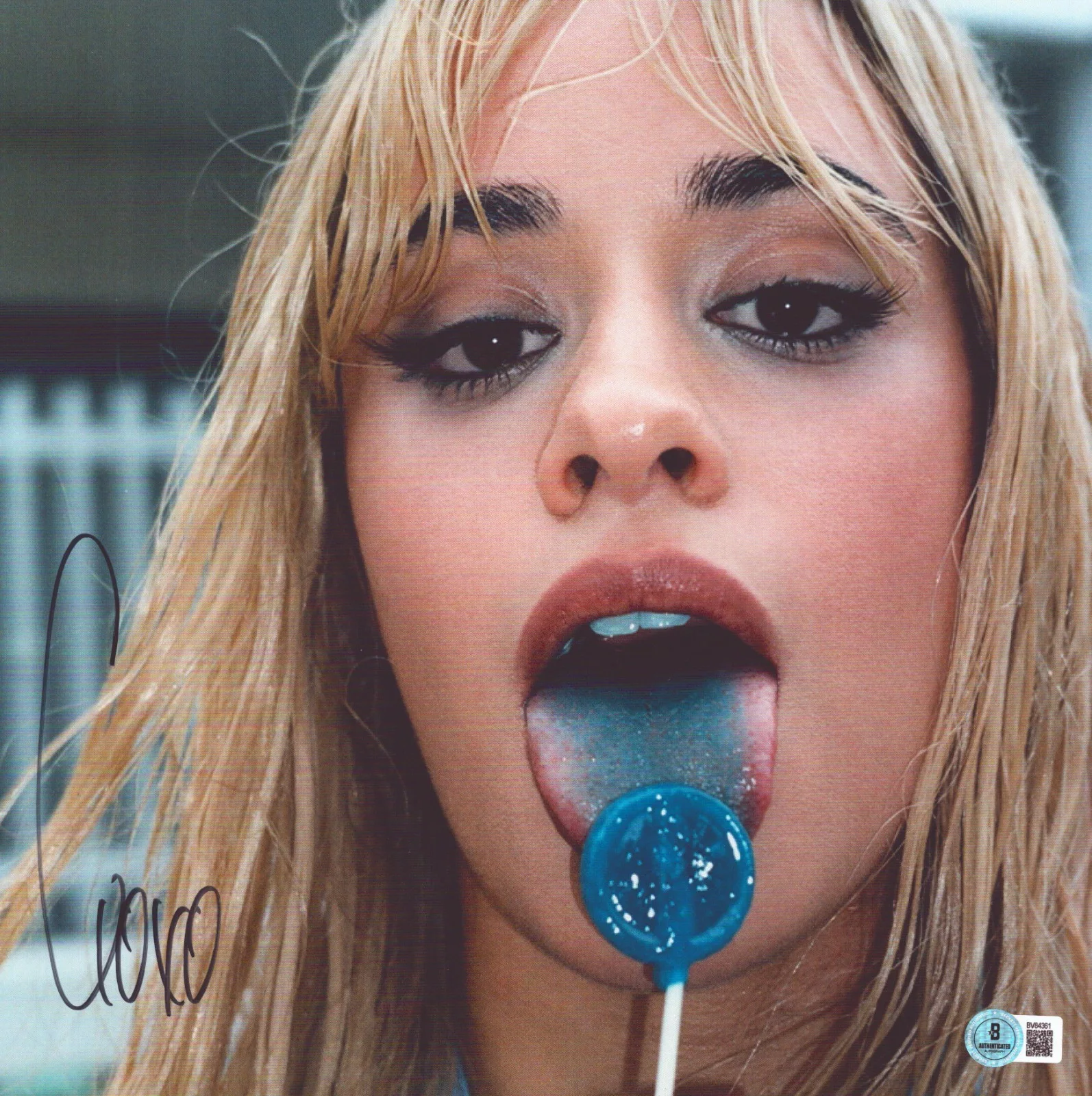 Camila Cabello Signed 12x12 Photo C,XOXO Vinyl Album Insert BAS COA Picture Auto, изображение 3