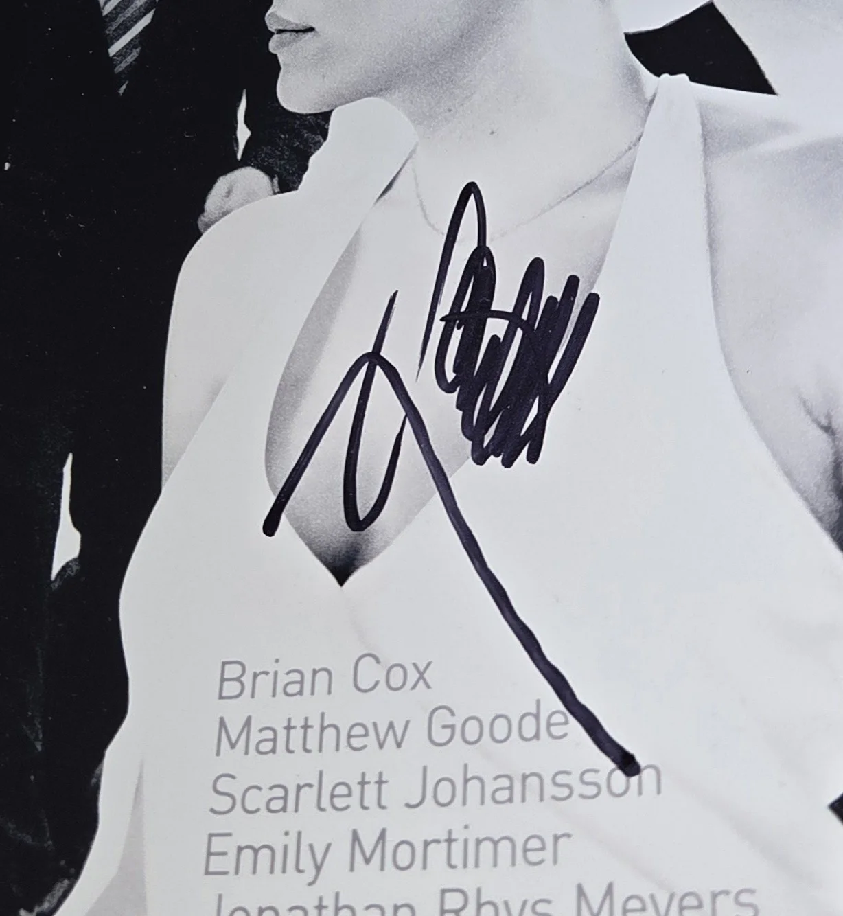 SCARLETT JOHANSSON & WOODY ALLEN 8x10 Signed Autograph Match Point ACOA Not BAS, изображение 2