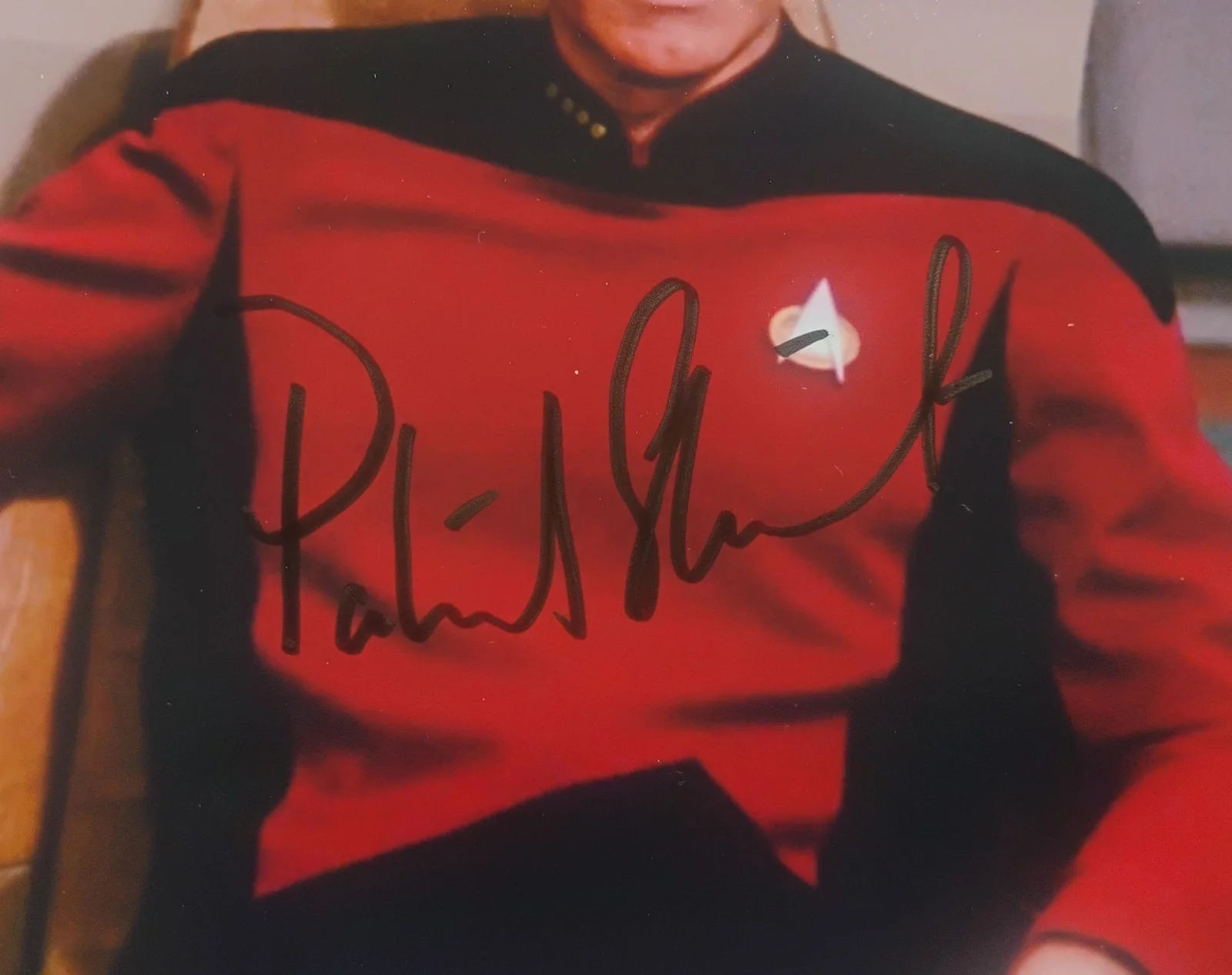 Patrick Stewart Hand Signed Autograph 8x10 Photo BAS COA Captain Picard, image 2