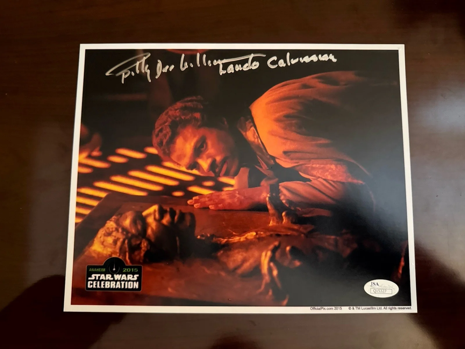 Billy Dee Williams — Billy Dee Williams Signed In Person 10x8 Autographed Photo STAR WARS JSA COA, изображение 2