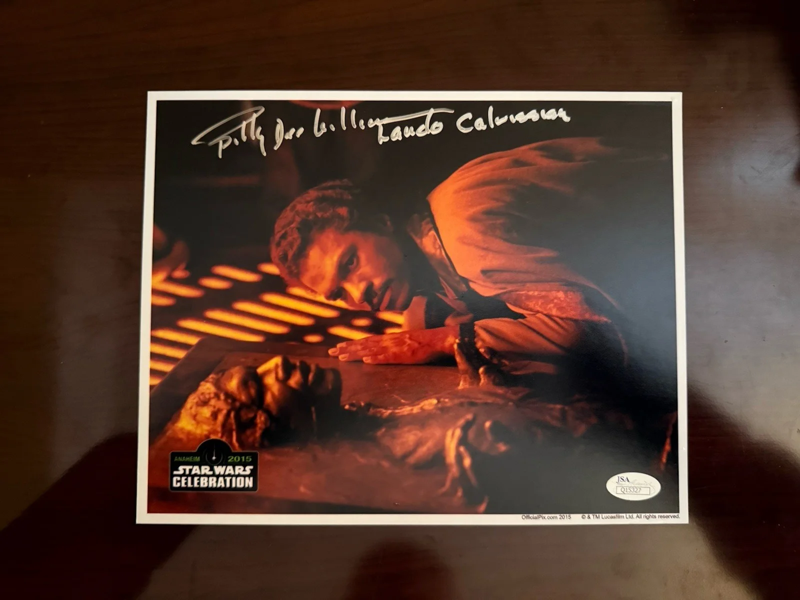 Billy Dee Williams — Billy Dee Williams Signed In Person 10x8 Autographed Photo STAR WARS JSA COA, изображение 3