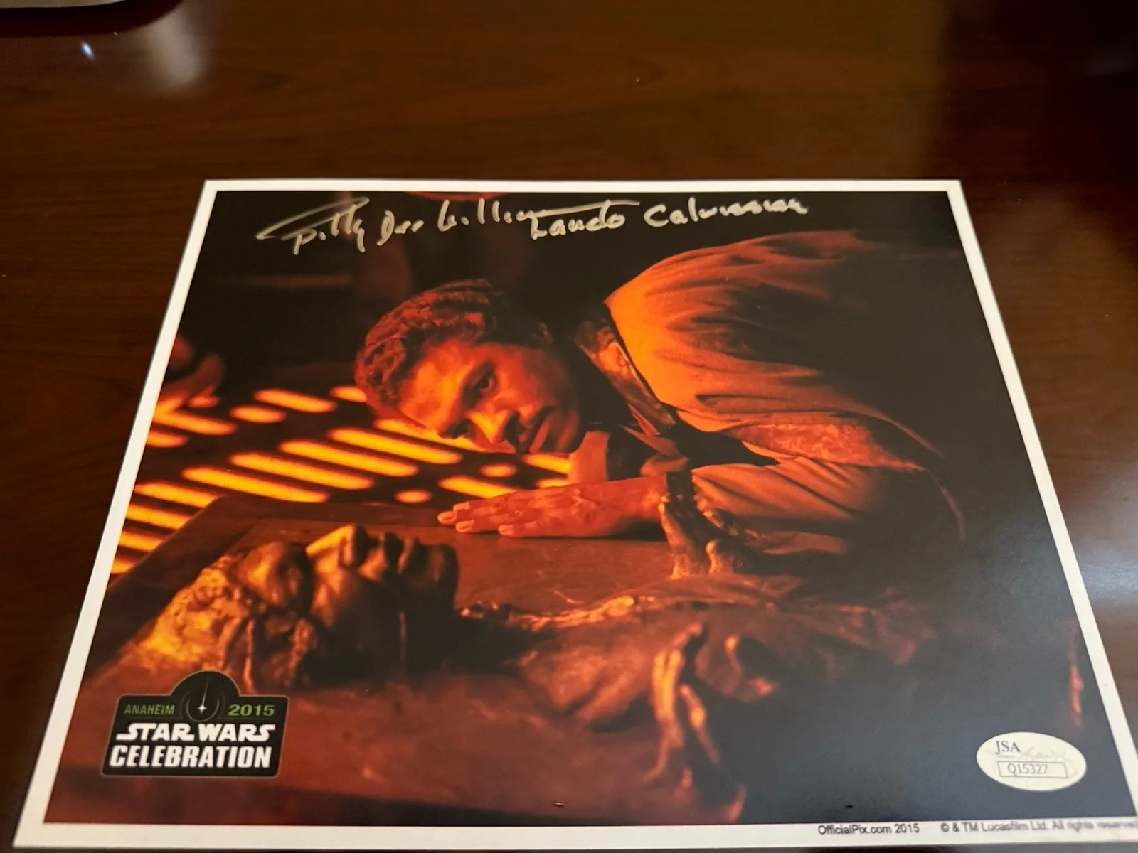 Billy Dee Williams — Billy Dee Williams Signed In Person 10x8 Autographed Photo STAR WARS JSA COA, изображение 4