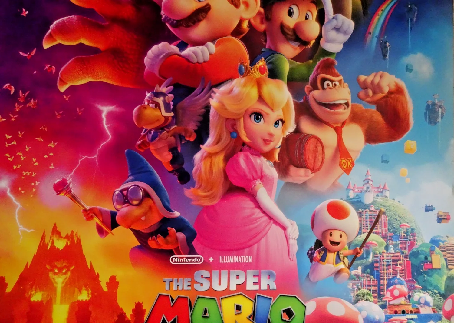 Super Mario Bros Poster One Sheet 2023 Chris Pratt Nintendo Movie, изображение 3