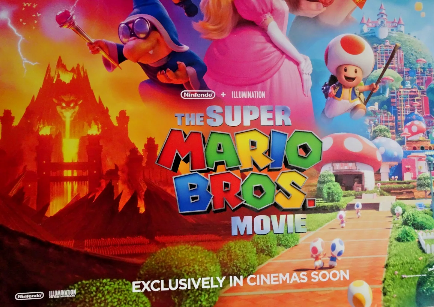 Super Mario Bros Poster One Sheet 2023 Chris Pratt Nintendo Movie, изображение 4