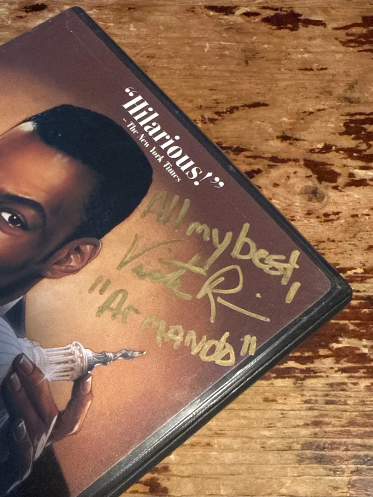 Signed DVD Case Victor Rivas River - Distinguished Gentleman, image 2