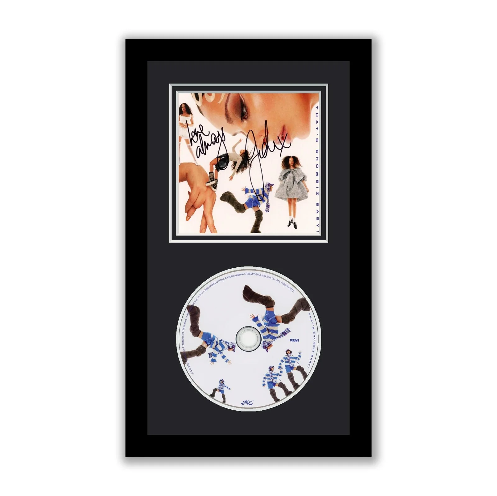 Jade Thirlwall — Jade Thirlwall Autographed Signed Framed CD That's Showbiz Baby Little Mix ACOA