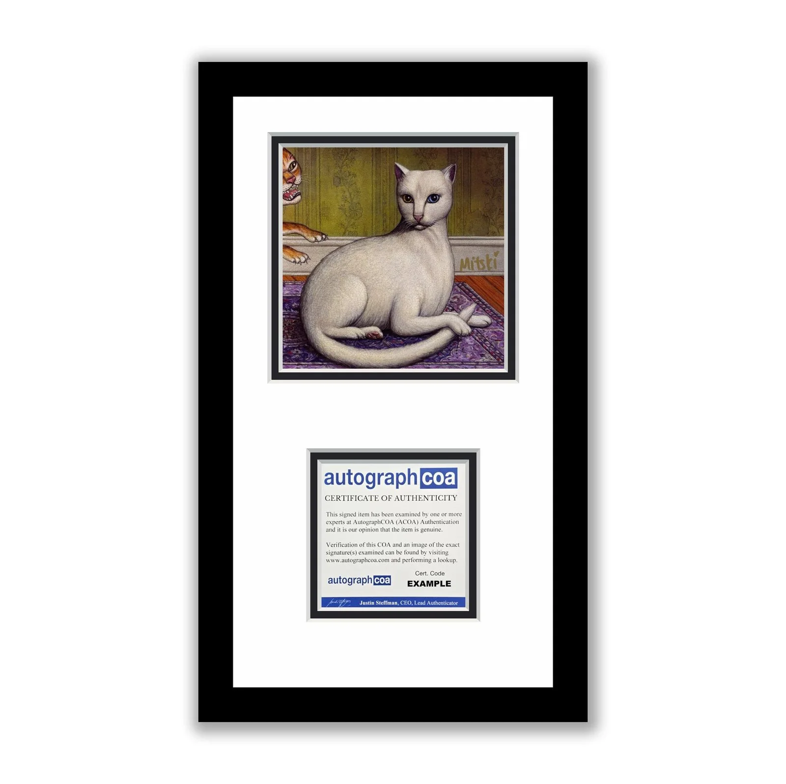 Mitski — Mitski Autographed Signed Framed CD Nothing's About to Happen to Me ACOA