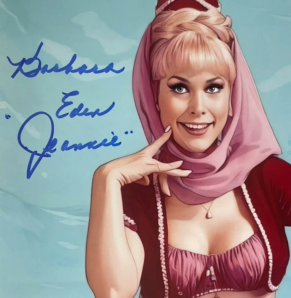 Barbara Eden — Barbara Eden Authentic Hand Signed 8x10 Photo, Jeanie, image 2