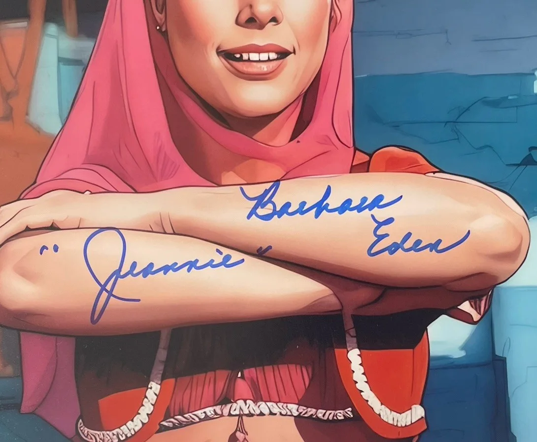 Barbara Eden — Barbara Eden Authentic Hand Signed 8x10 Photo, Jeanie, image 2