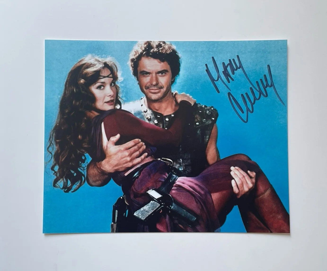 Mary Crosby — Mary Crosby Authentic Hand Signed 8x10 Photo Autograph Ice Pirates Dallas