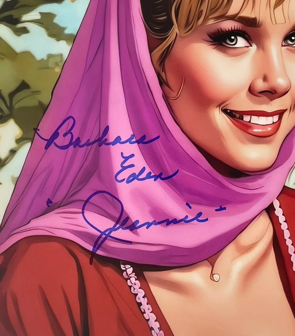 Barbara Eden — Barbara Eden Authentic Hand Signed 8x10 Photo, Jeanie, image 2