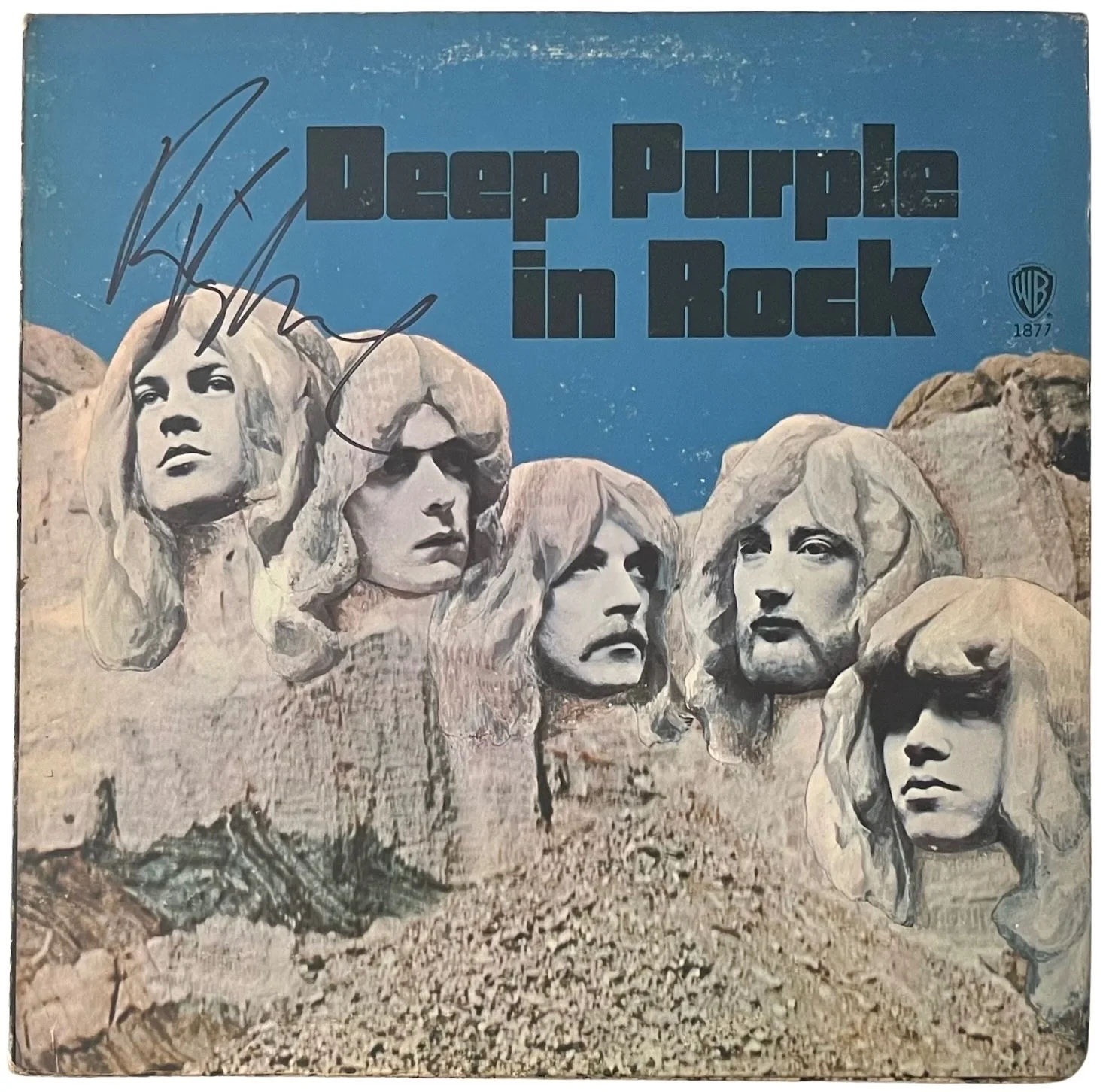 Ritchie Blackmore Signed Deep Purple In Rock Vinyl Record JSA COA CI14481, изображение 2