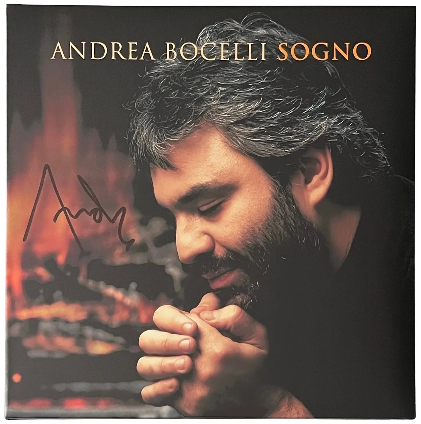Andrea Bocelli Signed Sogno Vinyl Record JSA COA VV22717, image 2