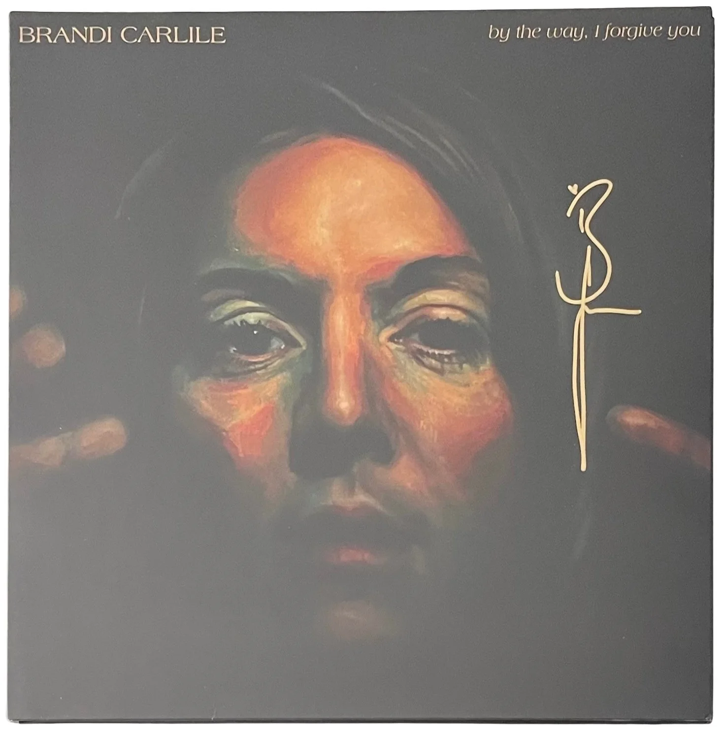Brandi Carlile Signed By The Way, I Forgive You Vinyl Record JSA COA AQ05939, изображение 2