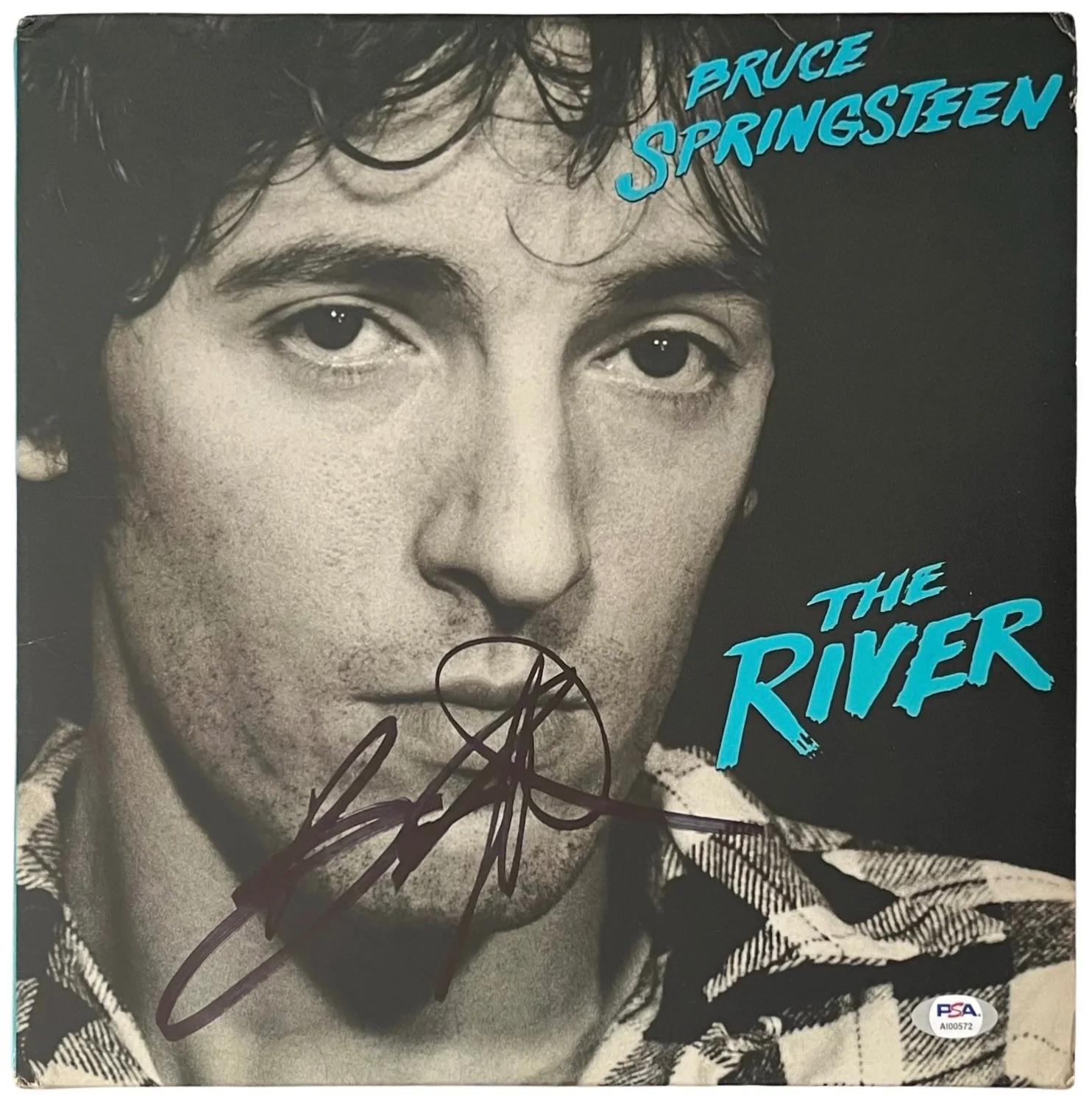 Bruce Springsteen Signed The River Vinyl Record PSA LOA AI00572, image 2
