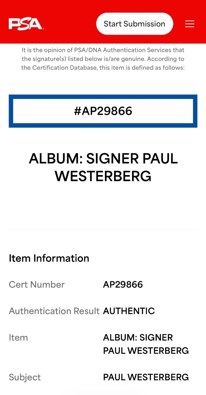Paul Westerberg Signed The Replacements Tim Vinyl Record PSA AP29866, image 3
